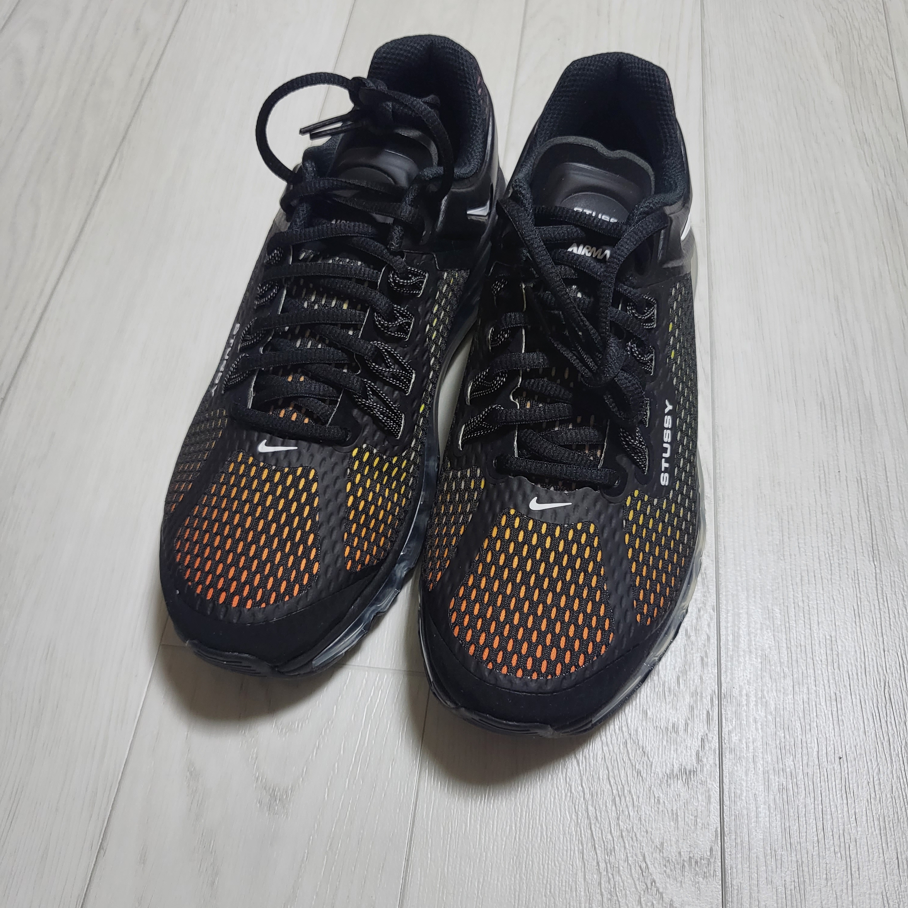 Nike x Stussy Air Max 2013 Black 착용 스타일 - 3