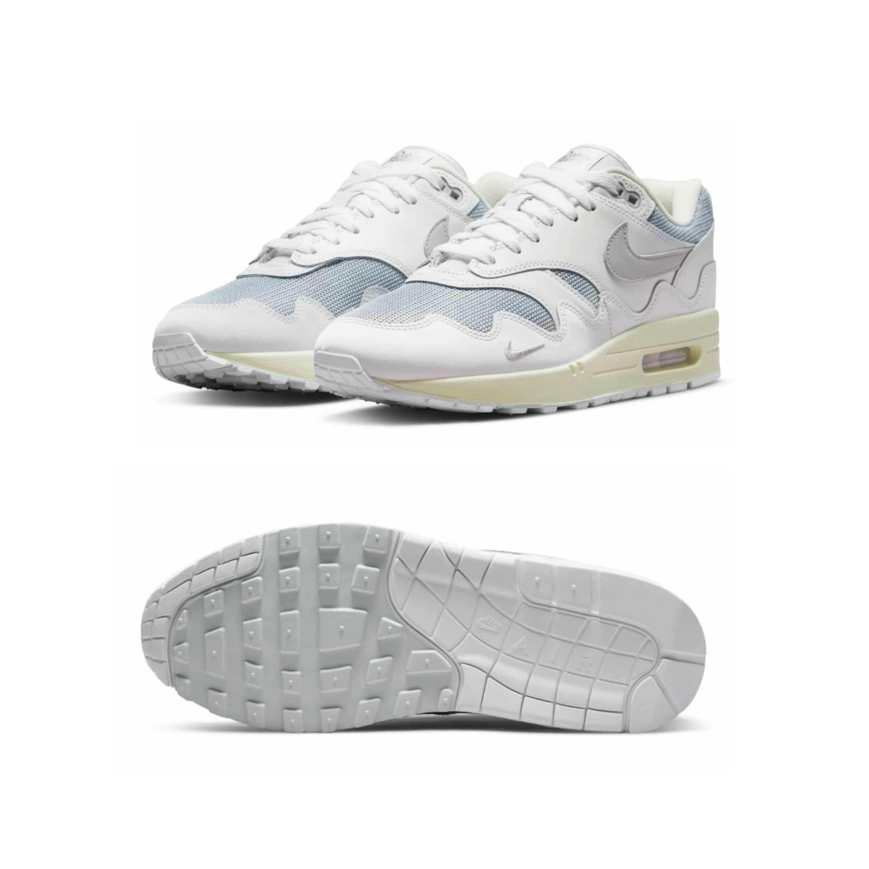 Nike x Patta Air Max 1 Pure Platinum 착용 스타일 - 2
