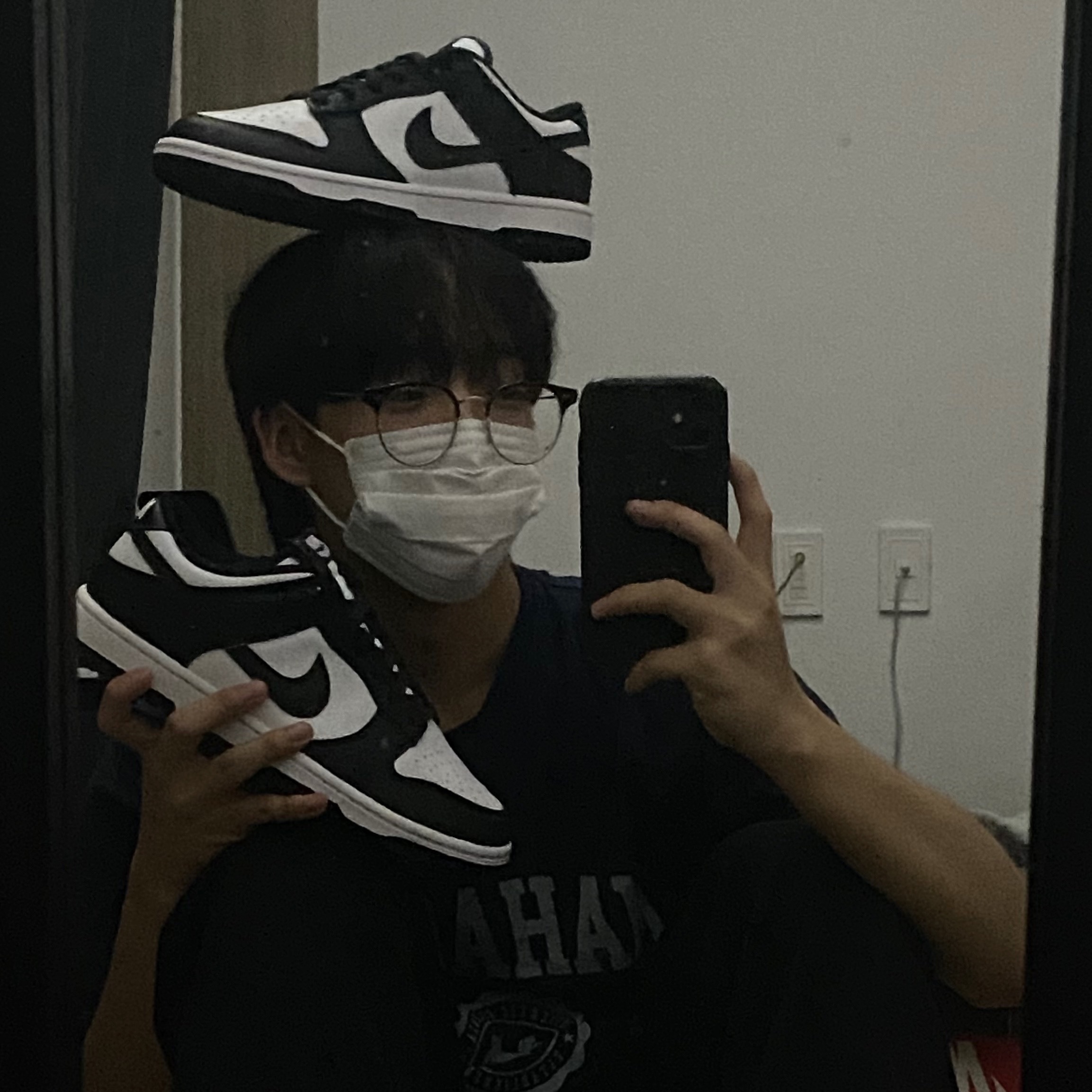 Nike Dunk Low Retro Black 착용 스타일