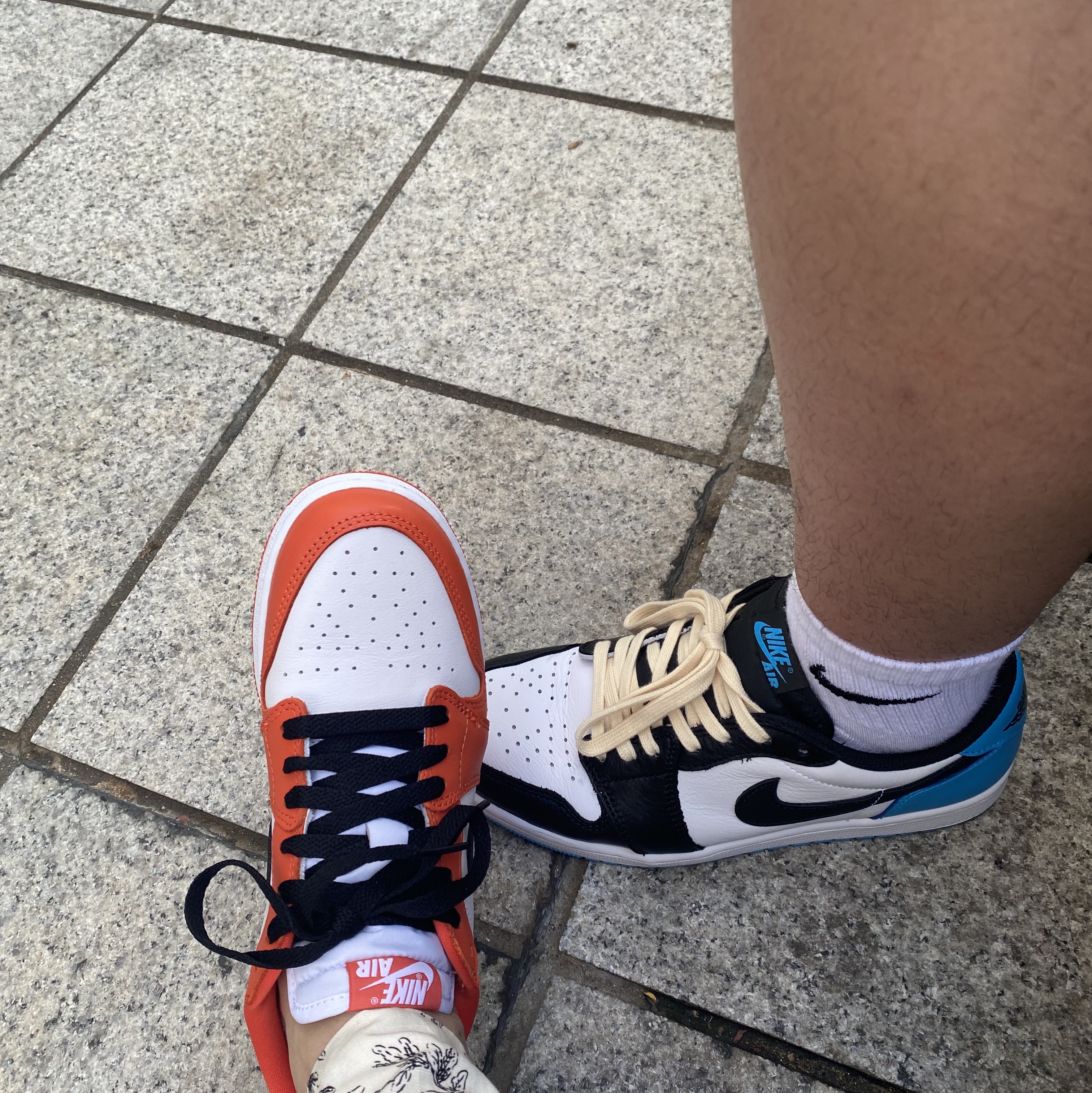 (GS) Jordan 1 Low OG Starfish 착용 스타일