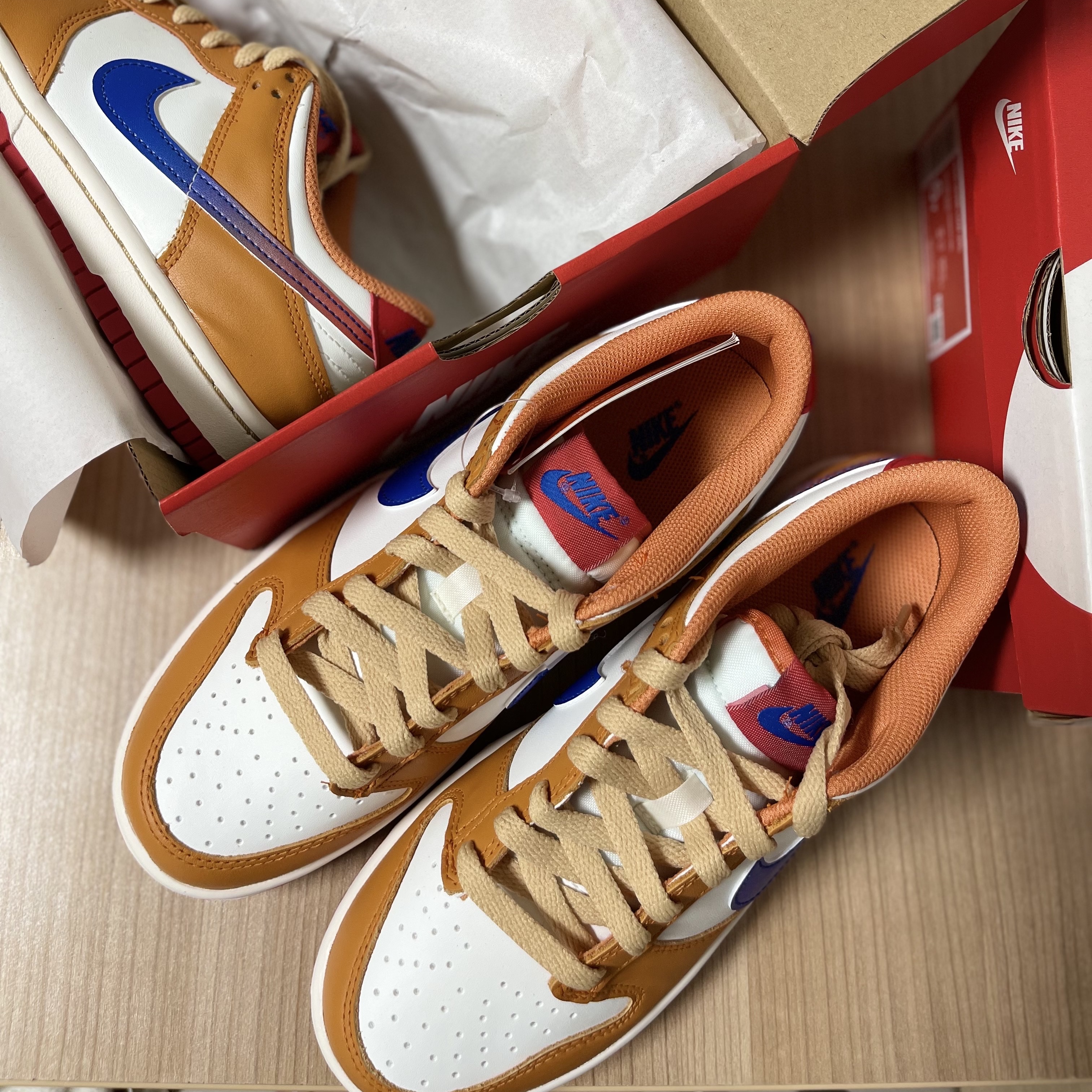 (GS) Nike Dunk Low Hot Curry and Game Royal 착용 스타일 - 2