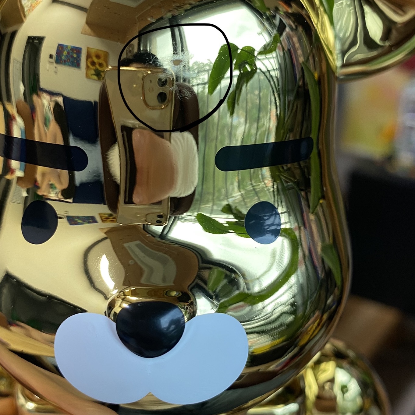 Bearbrick x Kakao Friends Ryan 400% 착용 스타일 - 2