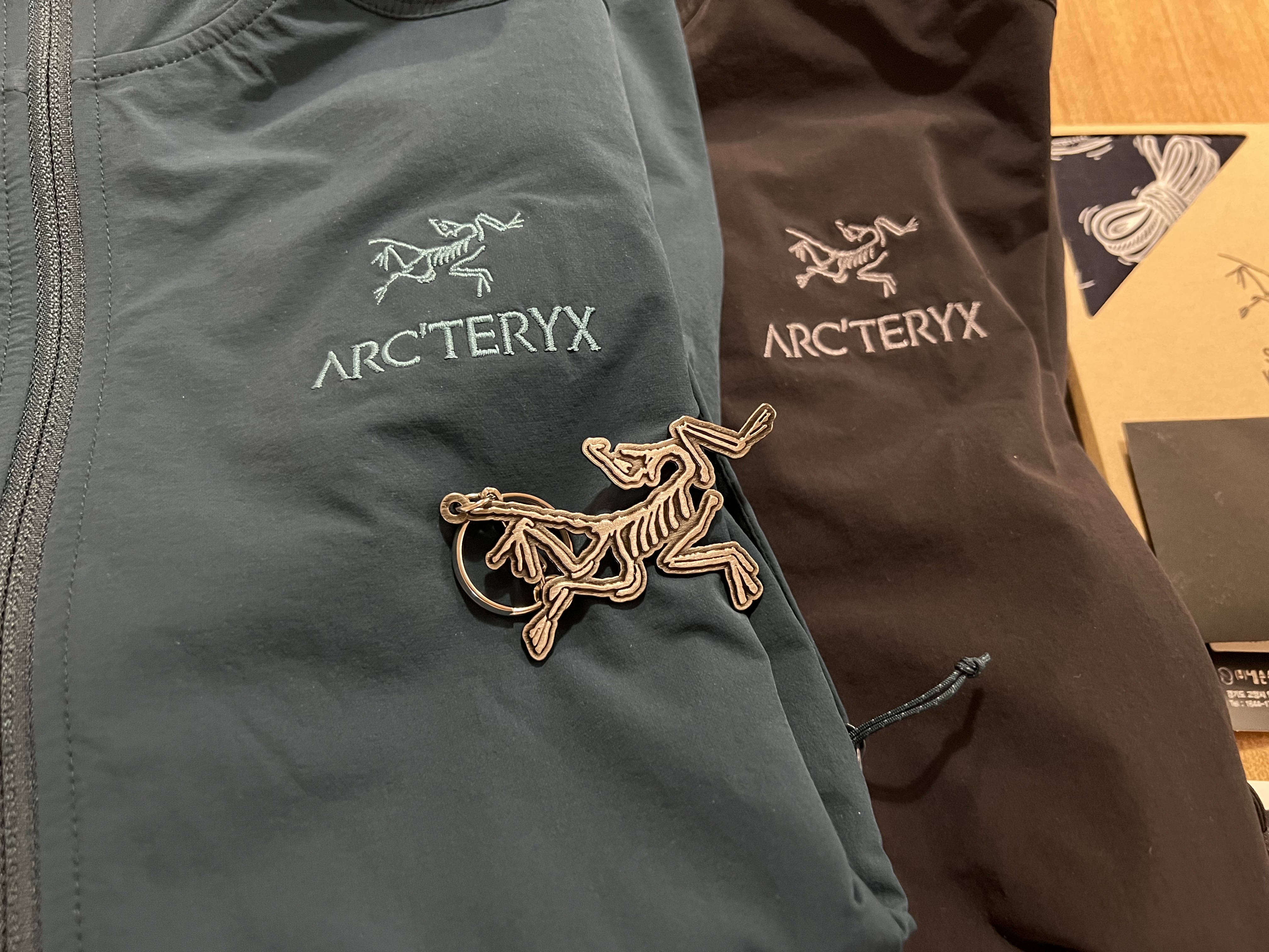 (W) Arc'teryx Gamma SL Hoody Labyrinth, Arc'teryx Gamma SL Hoody Black 착용 스타일 - 2