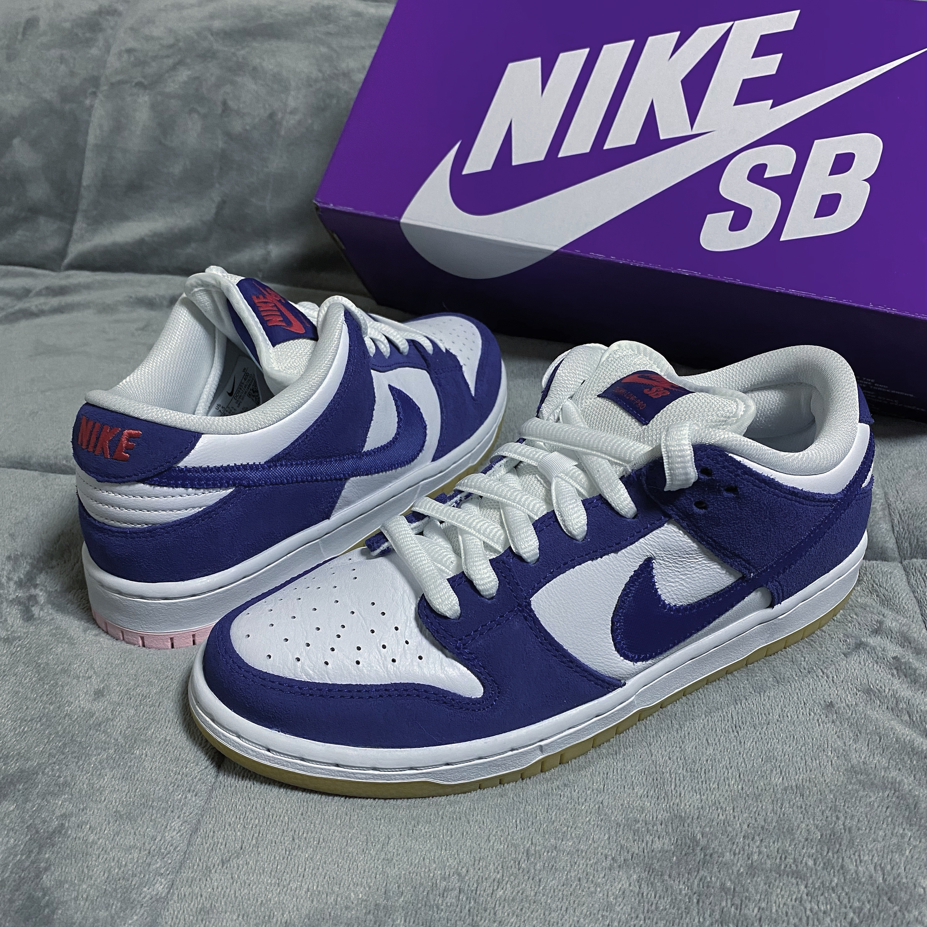Nike SB Dunk Low Pro Premium Deep Royal Blue 착용 스타일