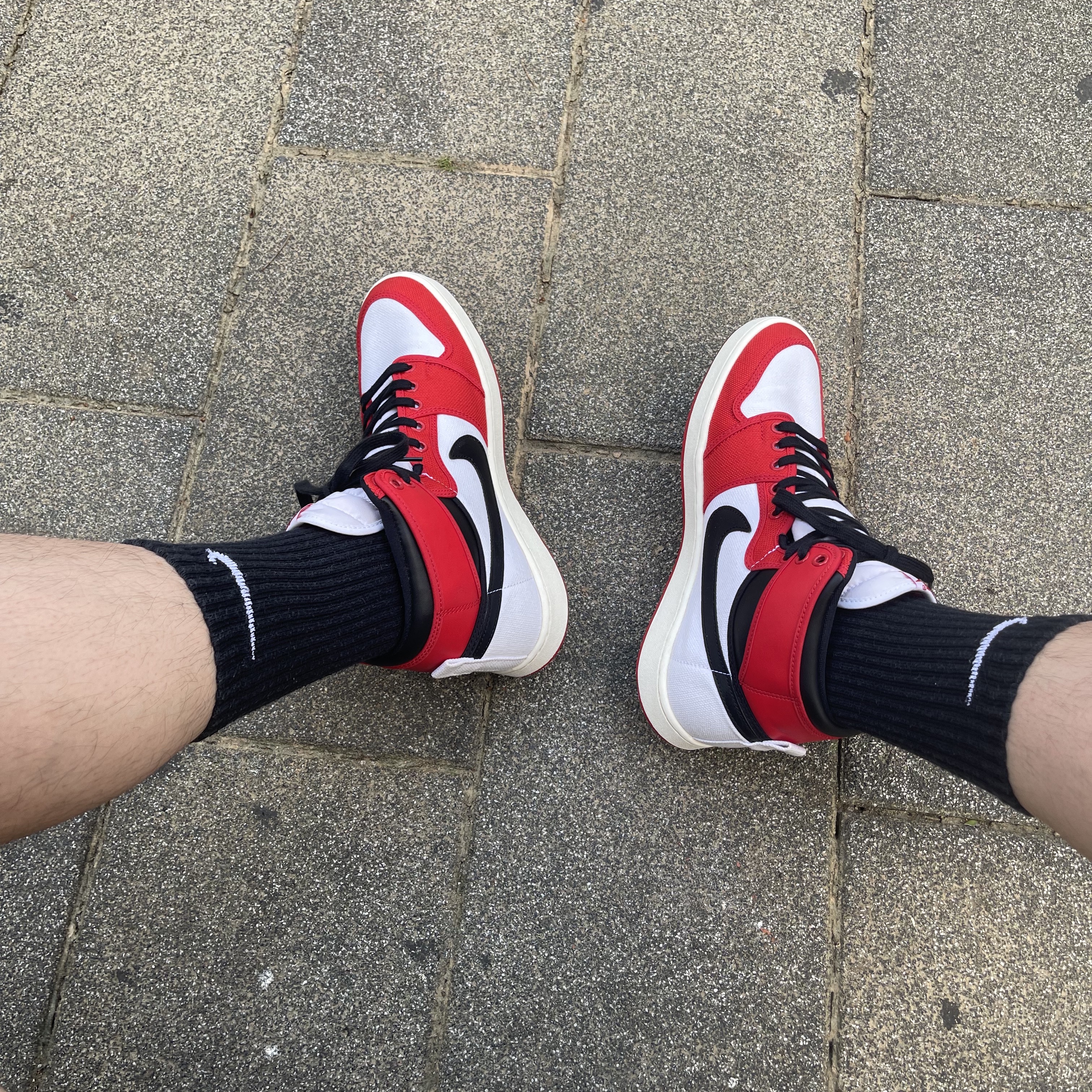 Jordan 1 KO High OG Chicago 착용 스타일 - 2