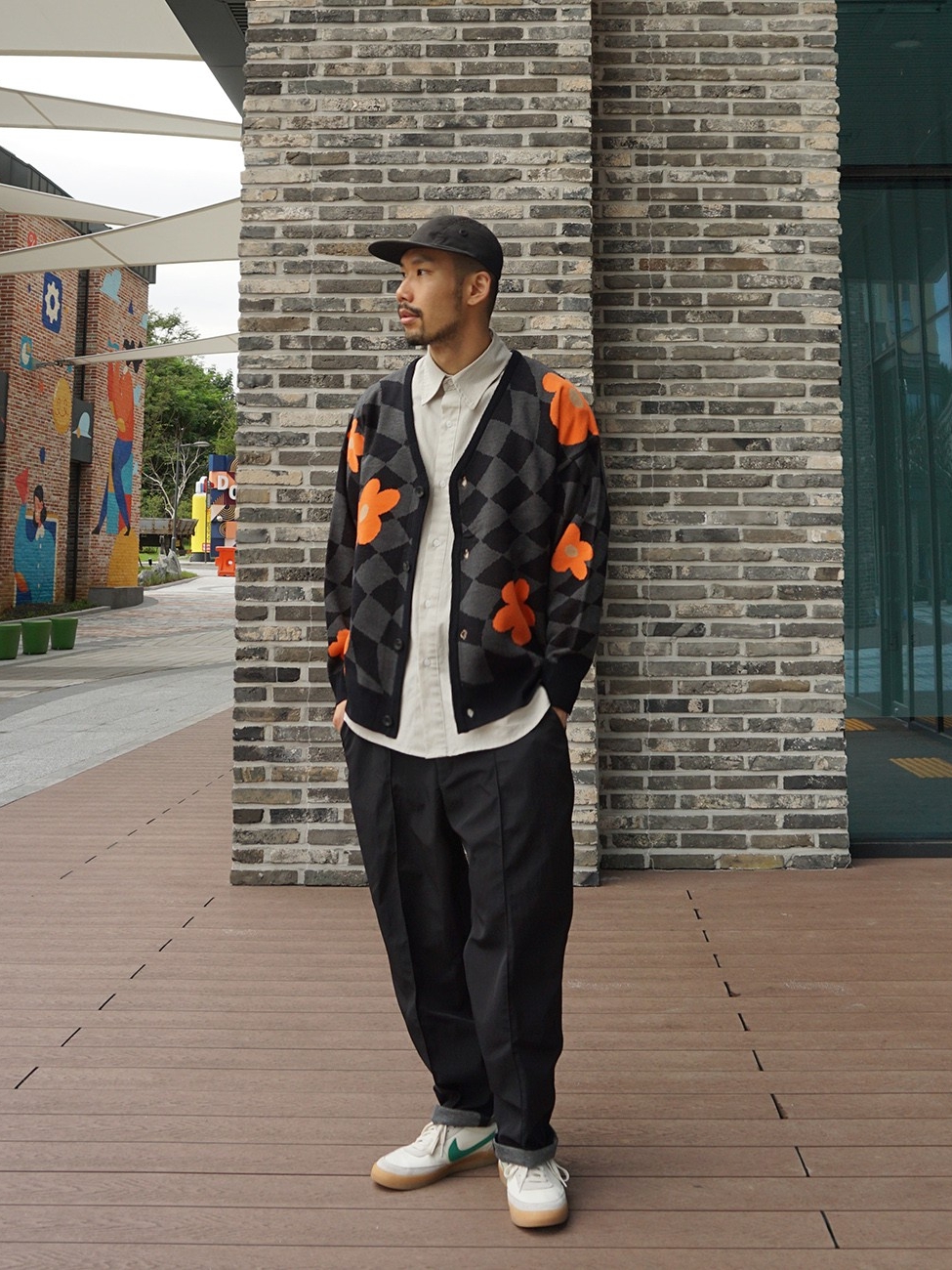 Nike x J.Crew Killshot 2 Lucid Green 착용 스타일