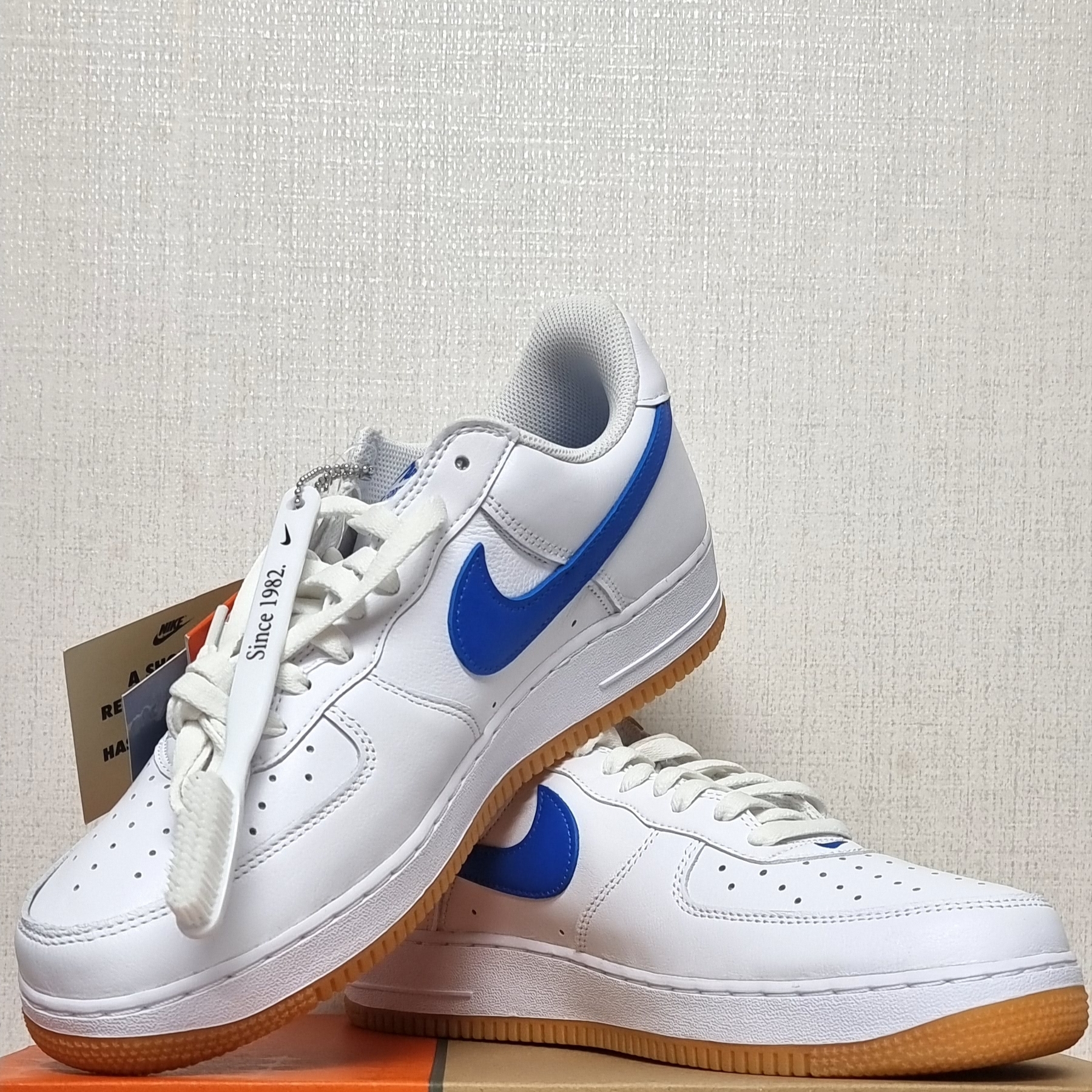 Nike Air Force 1 Low Retro Color of the Month Varsity Royal 착용 스타일