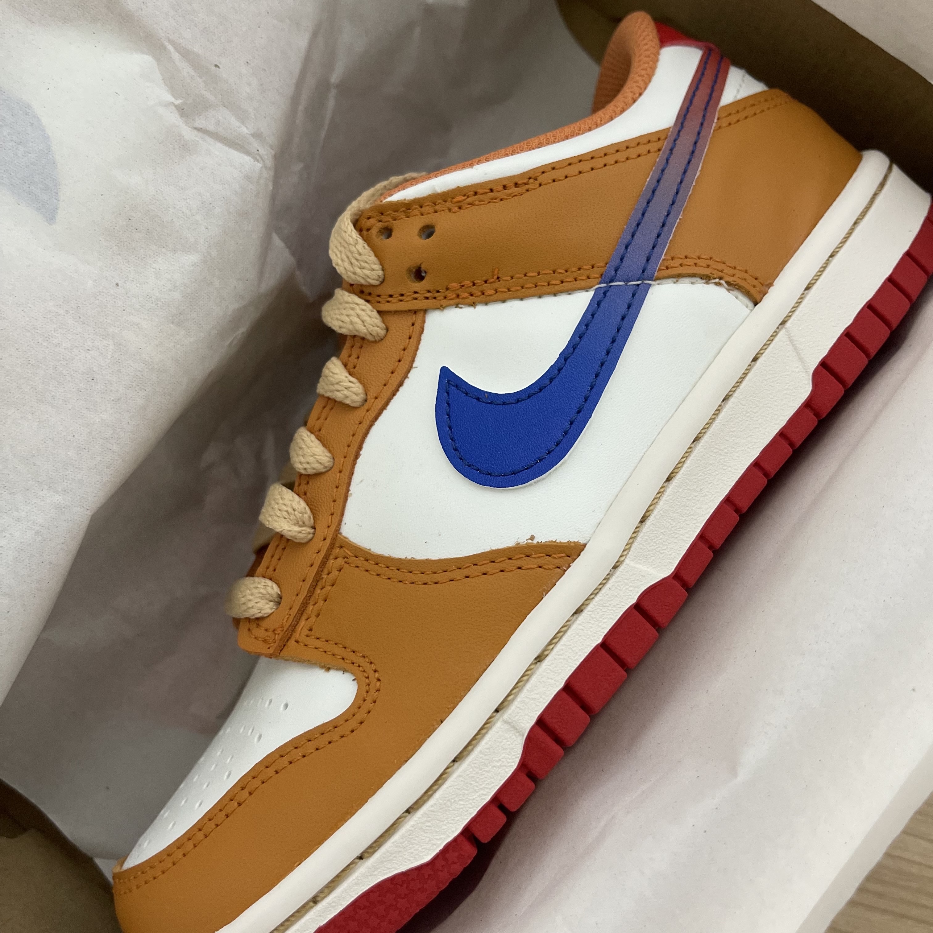 (GS) Nike Dunk Low Hot Curry and Game Royal 착용 스타일 - 3