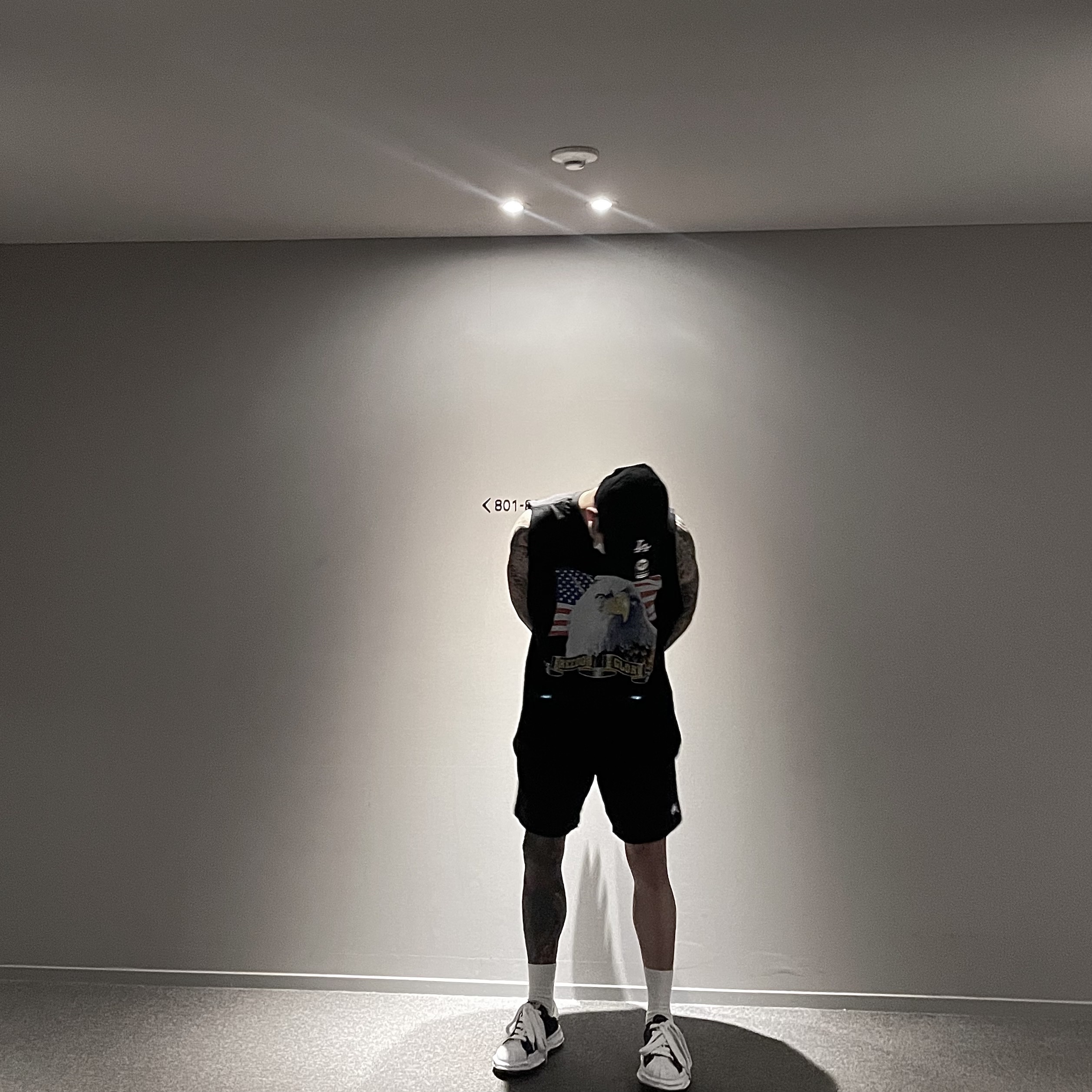Maison Mihara Yasuhiro Blakey OG Sole Canvas Low-top Sneakers Black White, Stussy Stock Water Shorts Black 착용 스타일