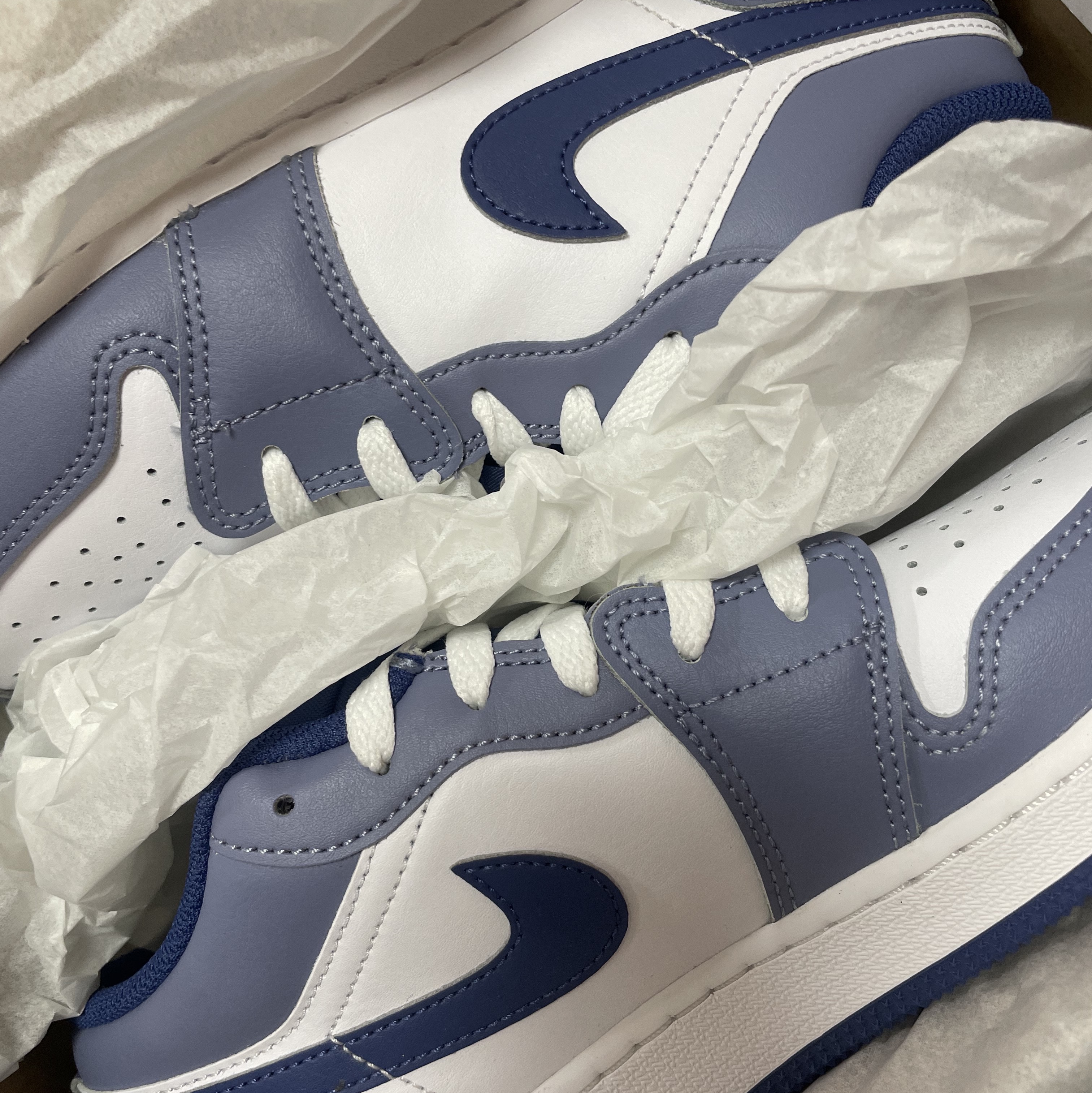 (GS) Jordan 1 Low SE Ashen Slate and Mystic Navy 착용 스타일