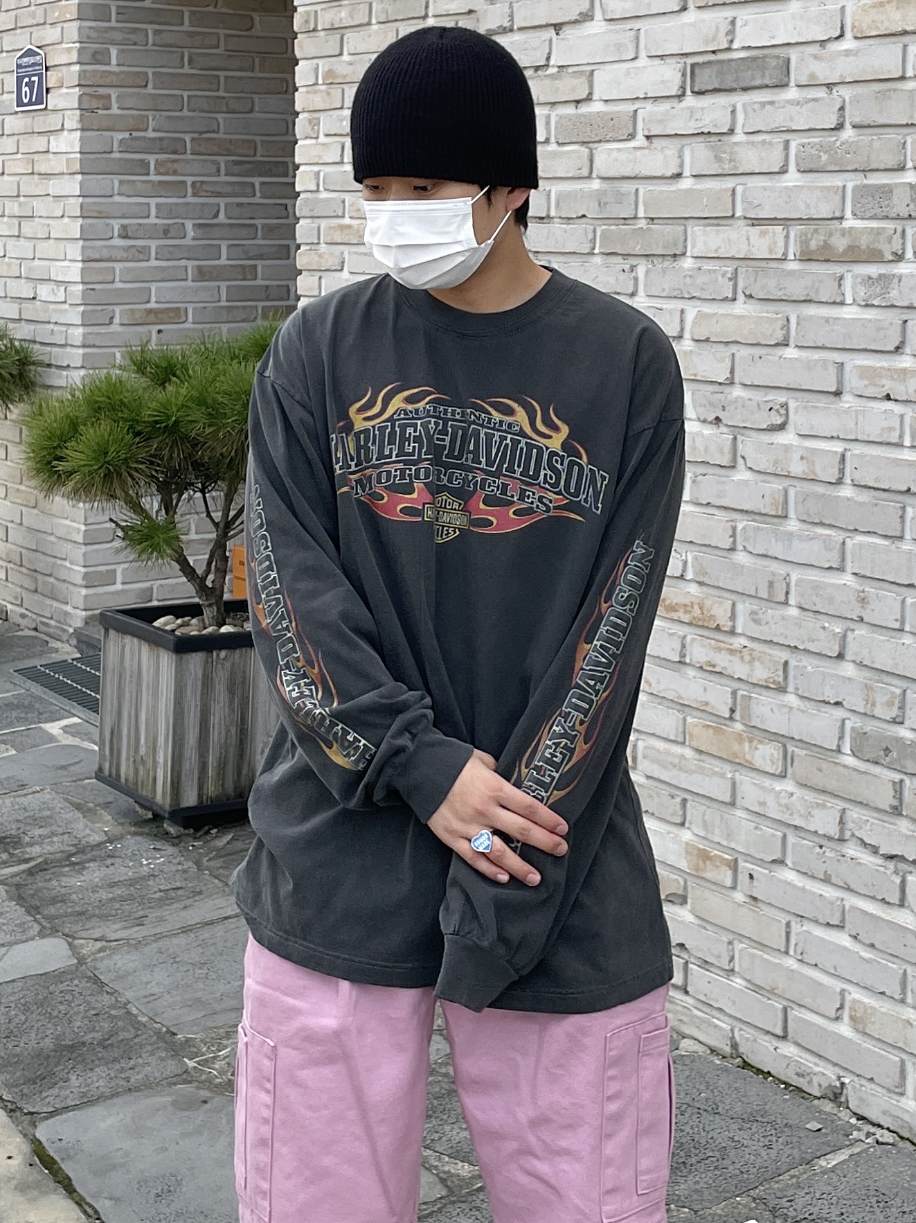 Nike x Supreme Air Force 1 Low Flax 착용 스타일 - 3