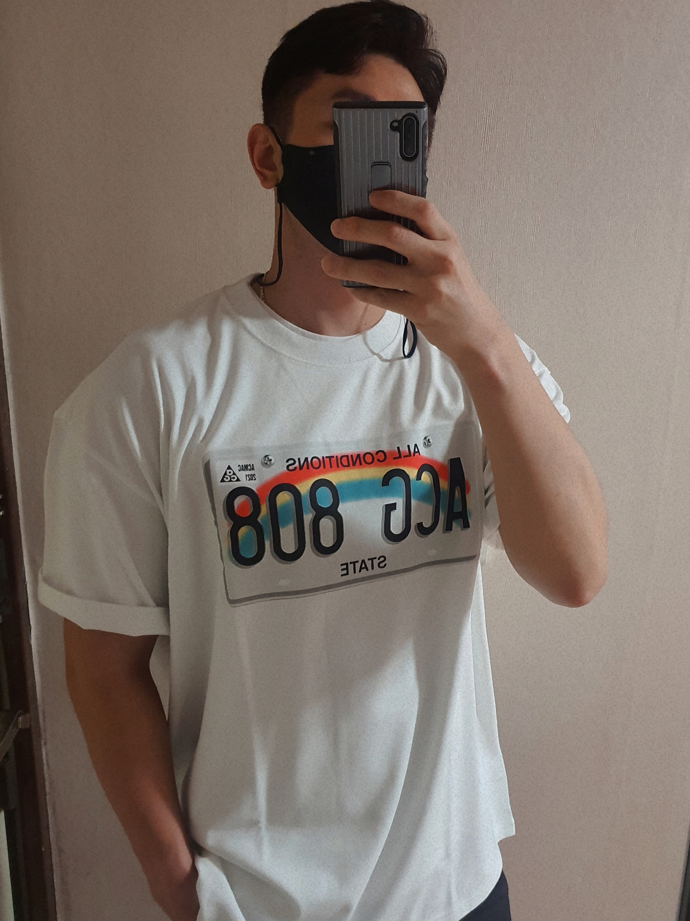 Nike ACG License Plate T-Shirt - US/EU, Nike ACG License Plate T-Shirt - Asia 착용 스타일 - 1