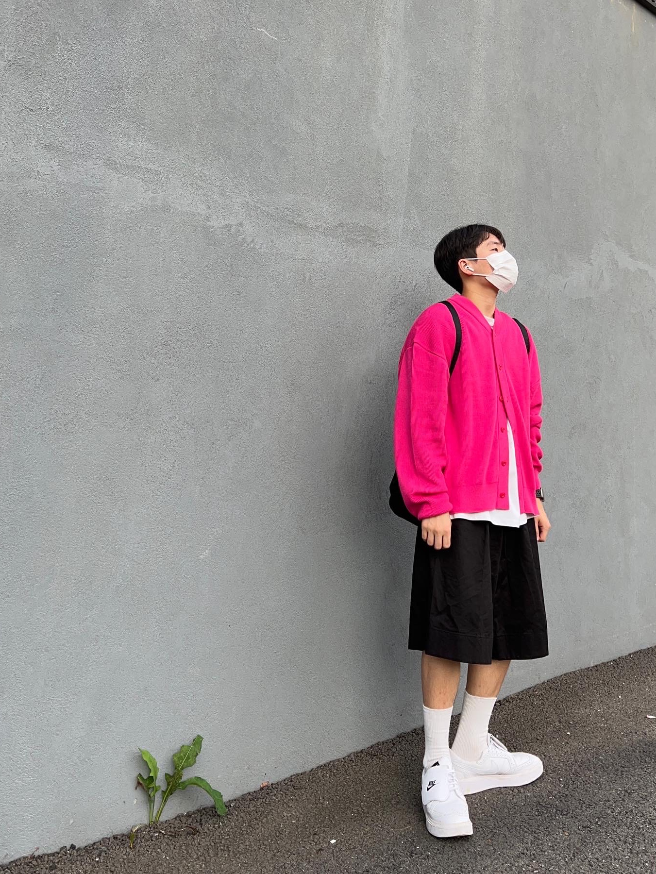 Nike x Peaceminusone Kwondo1 White 착용 스타일 - 1