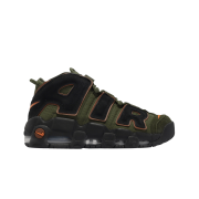 Nike Air More Uptempo 96 Cargo Khaki and Alpha Orange