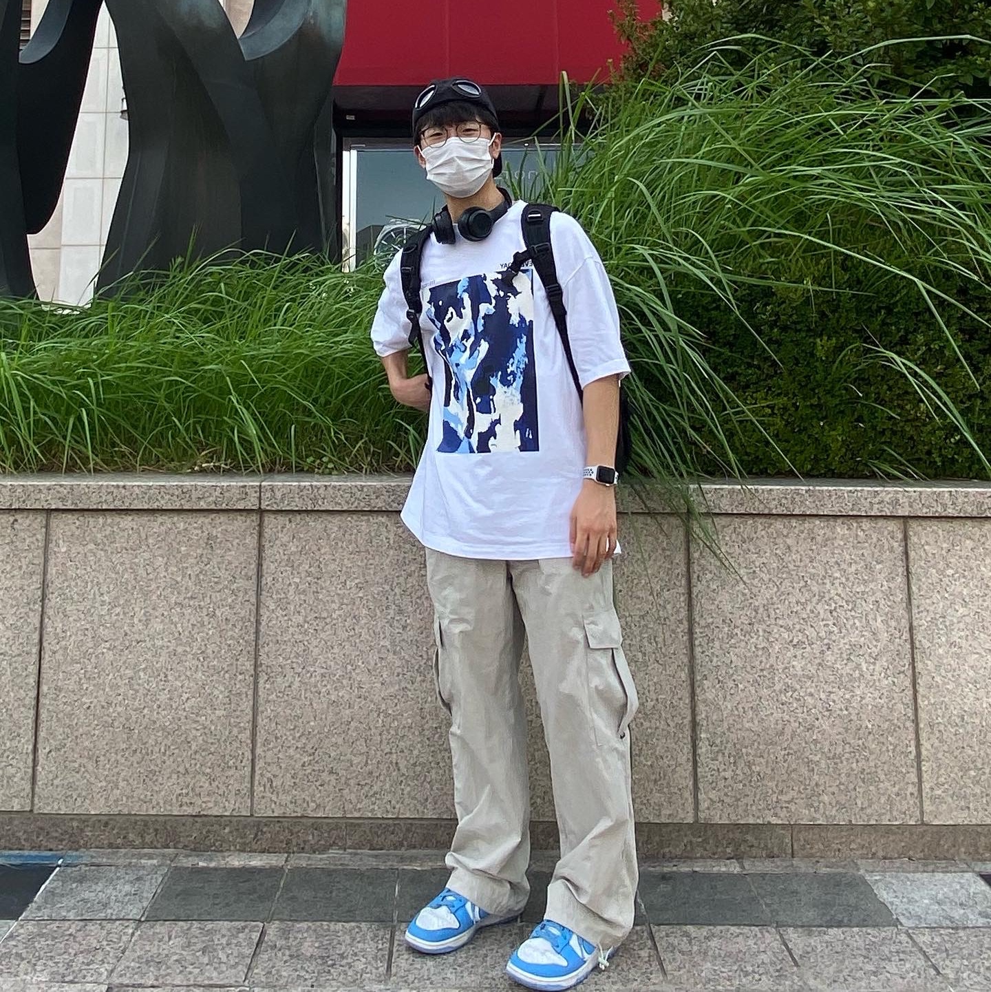 C.P. Company Gabardine Goggle Cap Black - 22SS, Apple Watch Nike SE 40mm GPS Silver Aluminum Case with Nike Sport Band USB C Pure Platinum Black (Korean Ver.) 착용 스타일