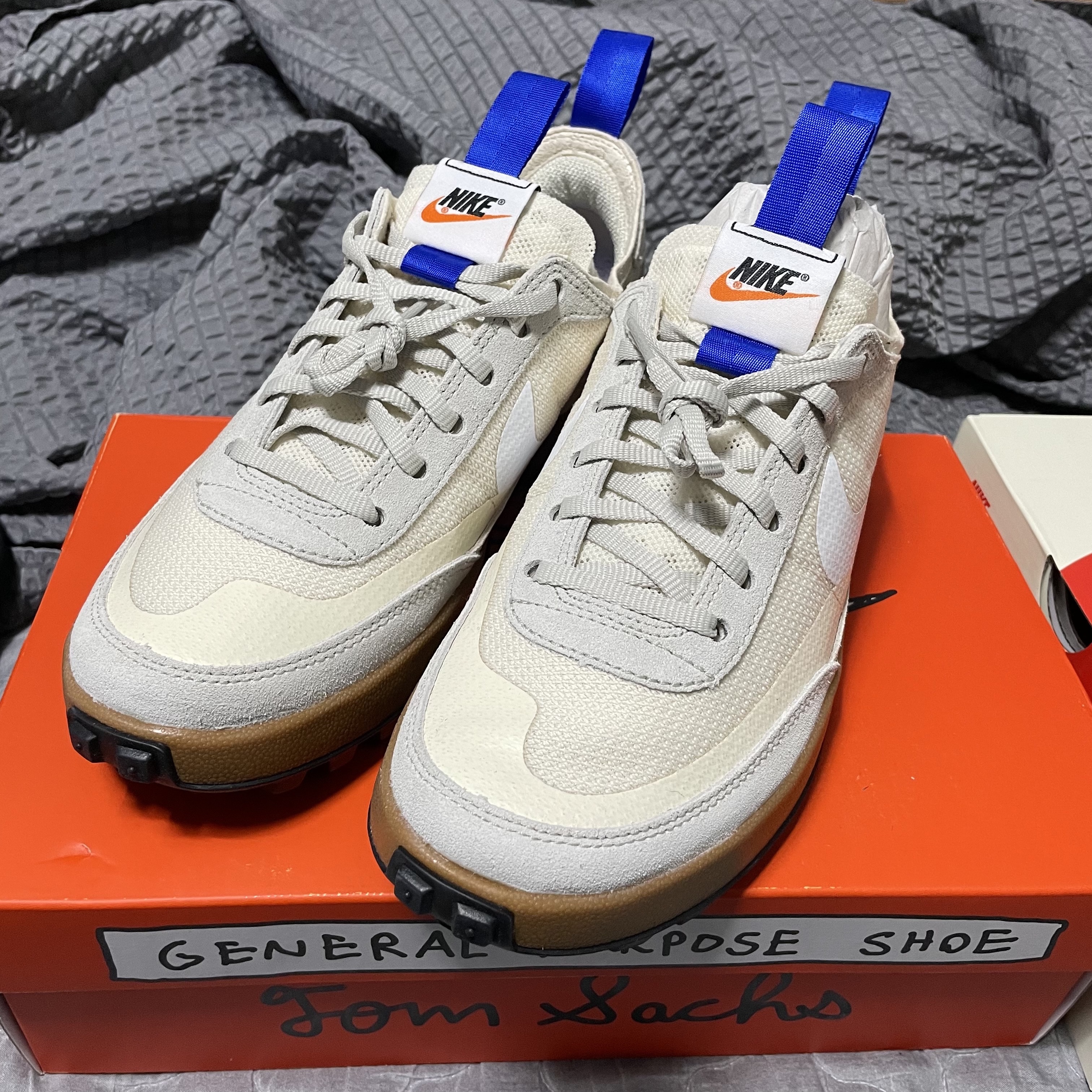 Nike x Tom Sachs General Purpose Shoe Light Cream 착용 스타일
