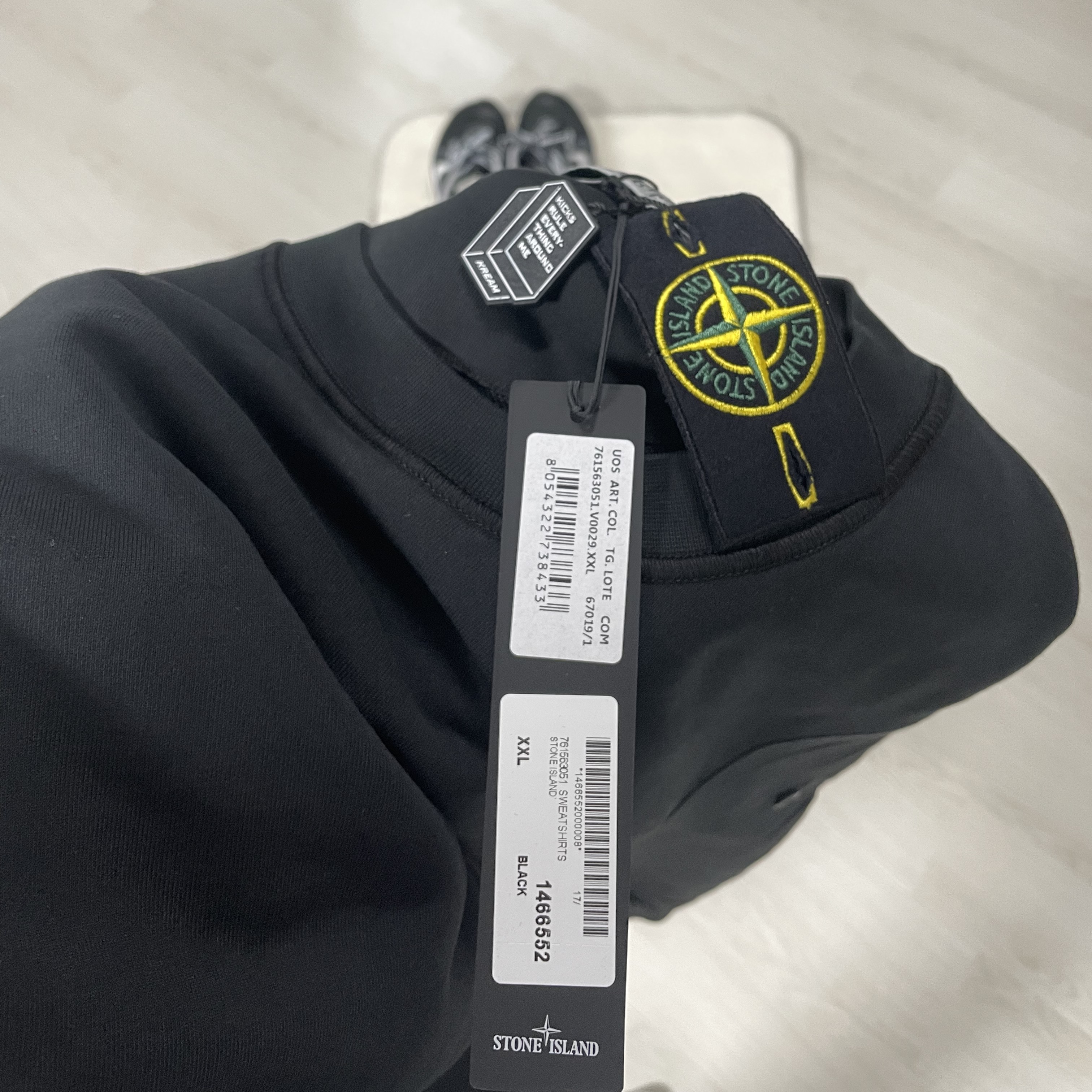 Nike x Sacai VaporWaffle Black White, AMI de Coeur T-Shirt White 착용 스타일 - 4