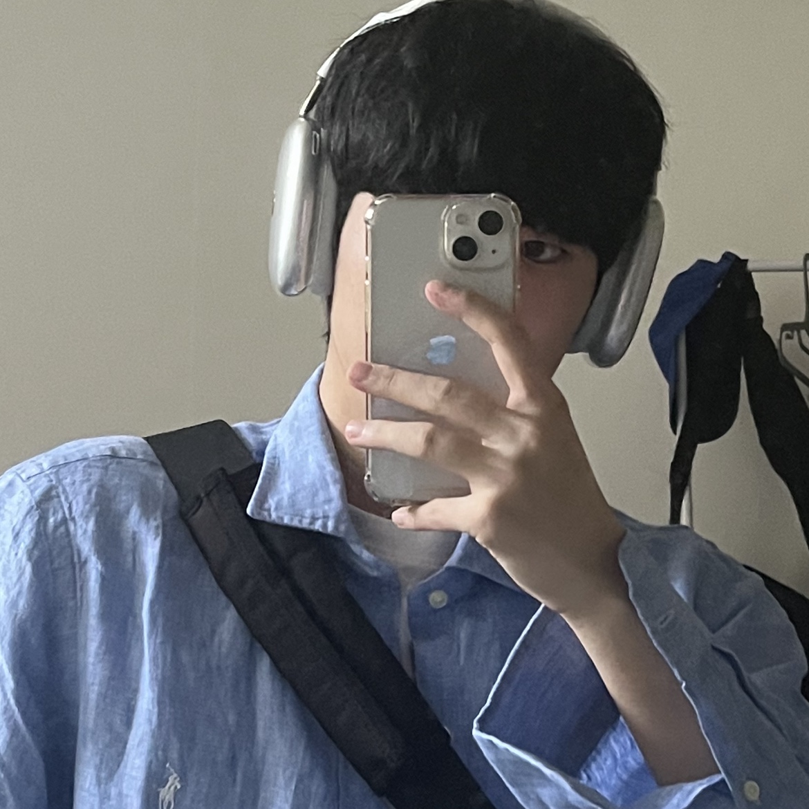 Apple AirPods Max Lightning Silver (Korean Ver.) 착용 스타일