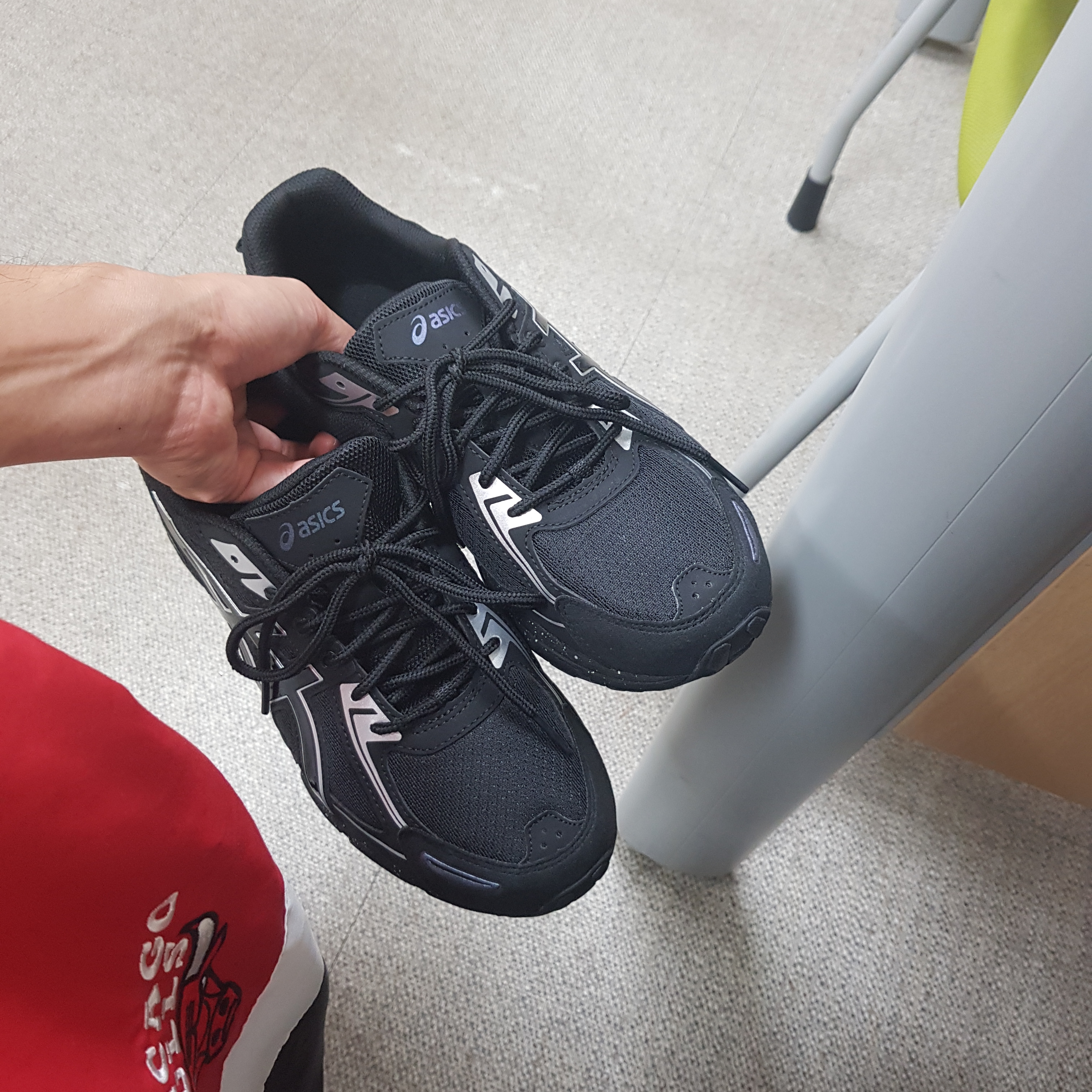 Asics Gel-Venture 6 Trail Black 착용 스타일 - 3