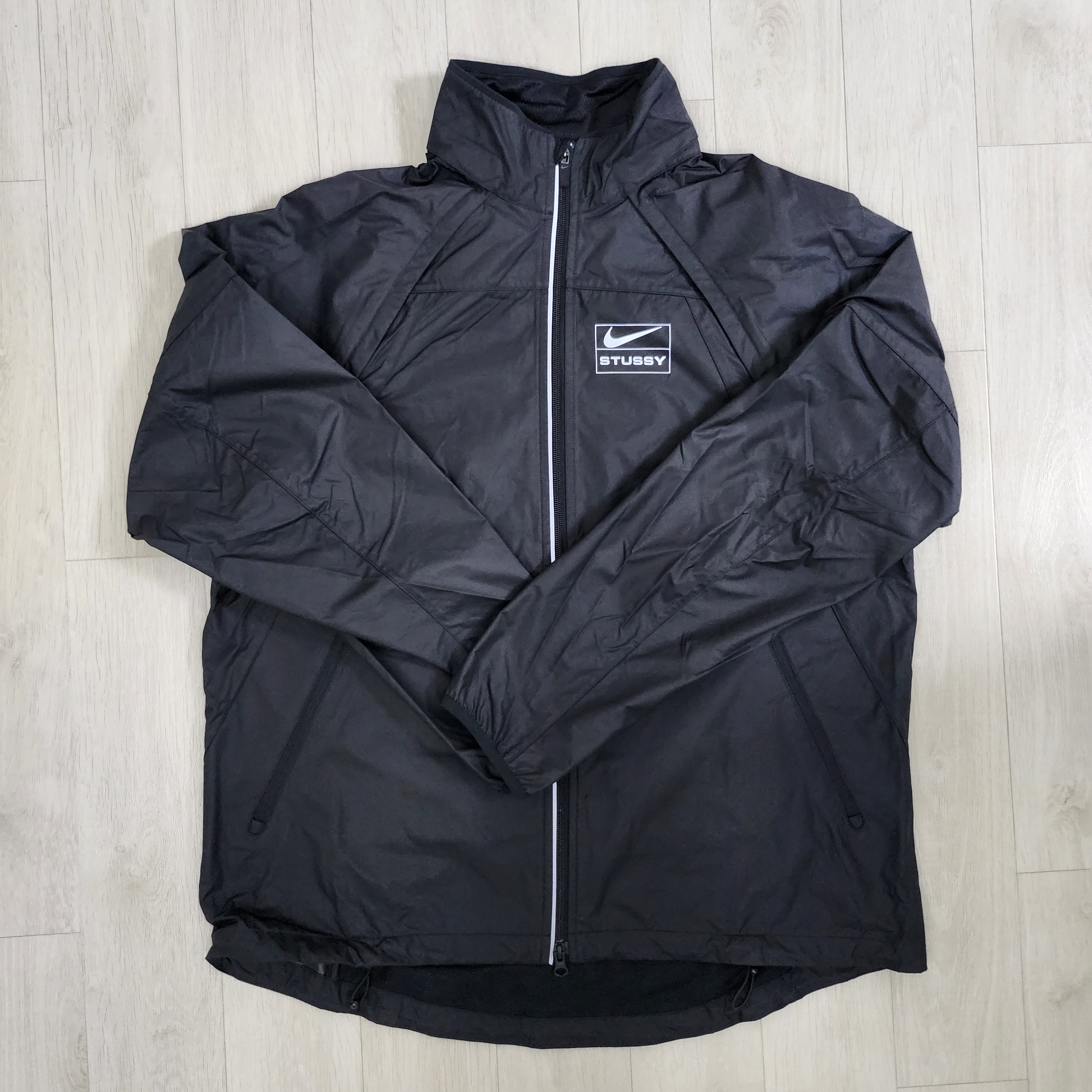 Nike x Stussy NRG FL Storm-Fit Jacket Black (DO5304-010) 착용 스타일 - 1