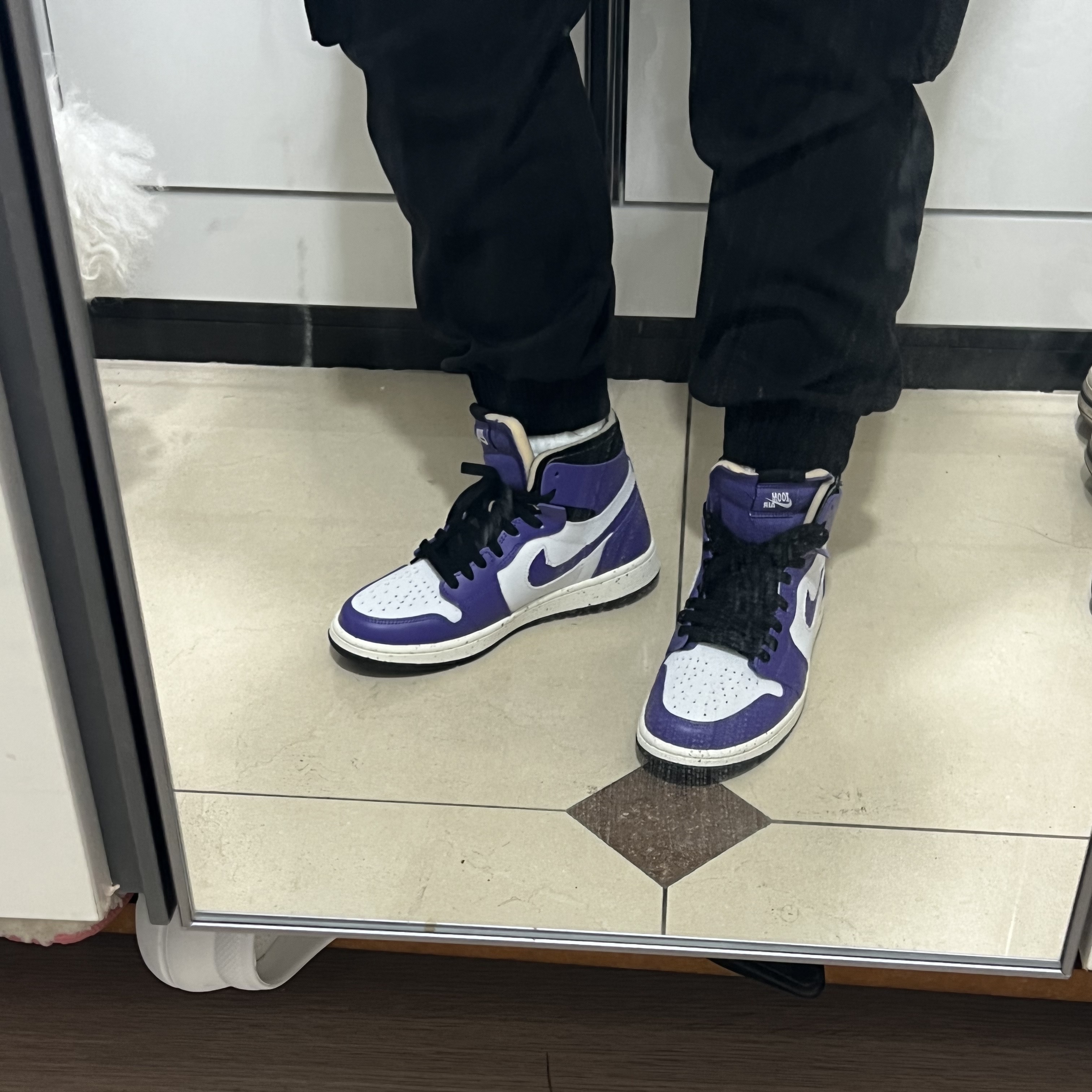 Jordan 1 Zoom Air CMFT Dark Iris 착용 스타일 - 1