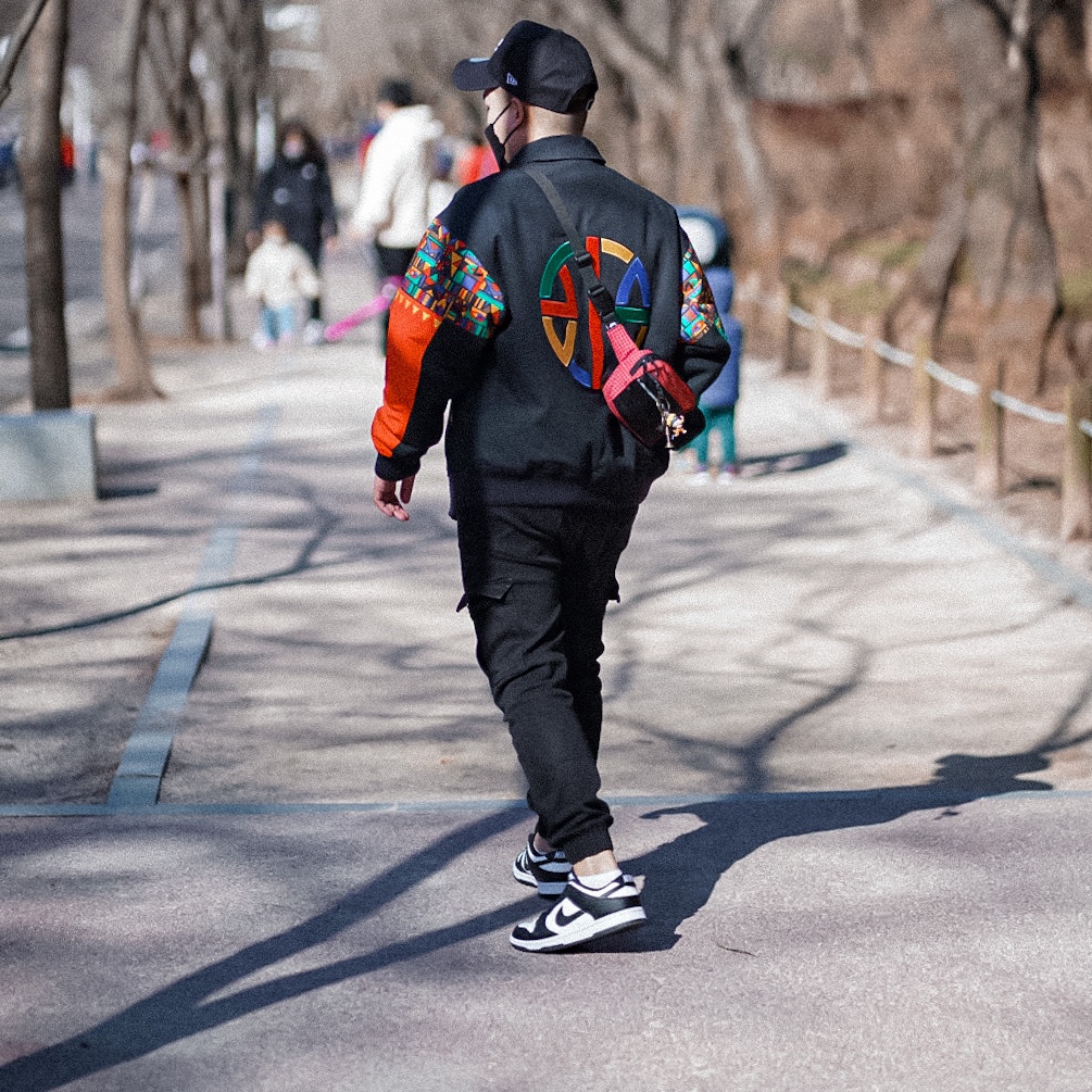 Nike Dunk Low Retro Black 착용 스타일