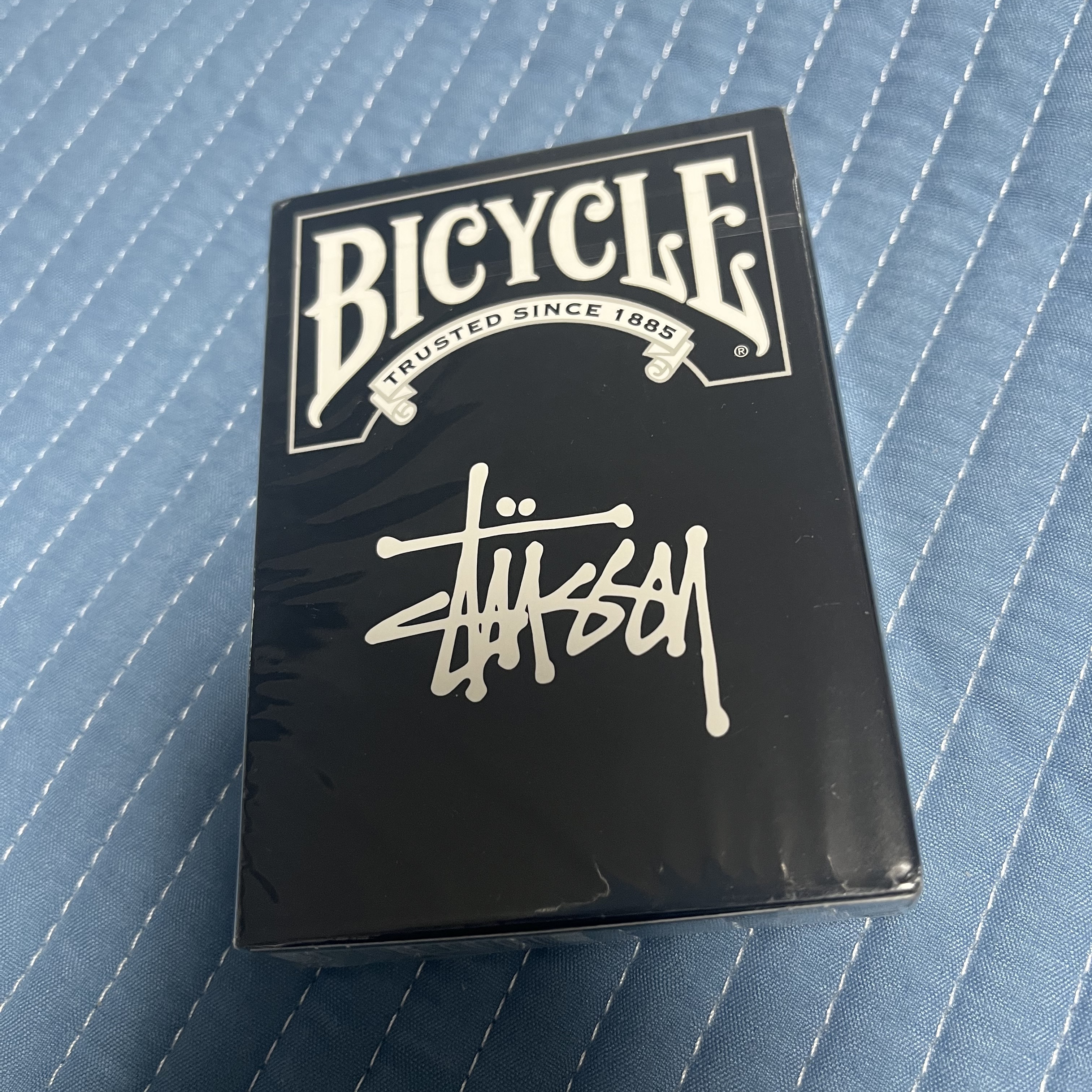 Stussy Playing Cards Black 착용 스타일