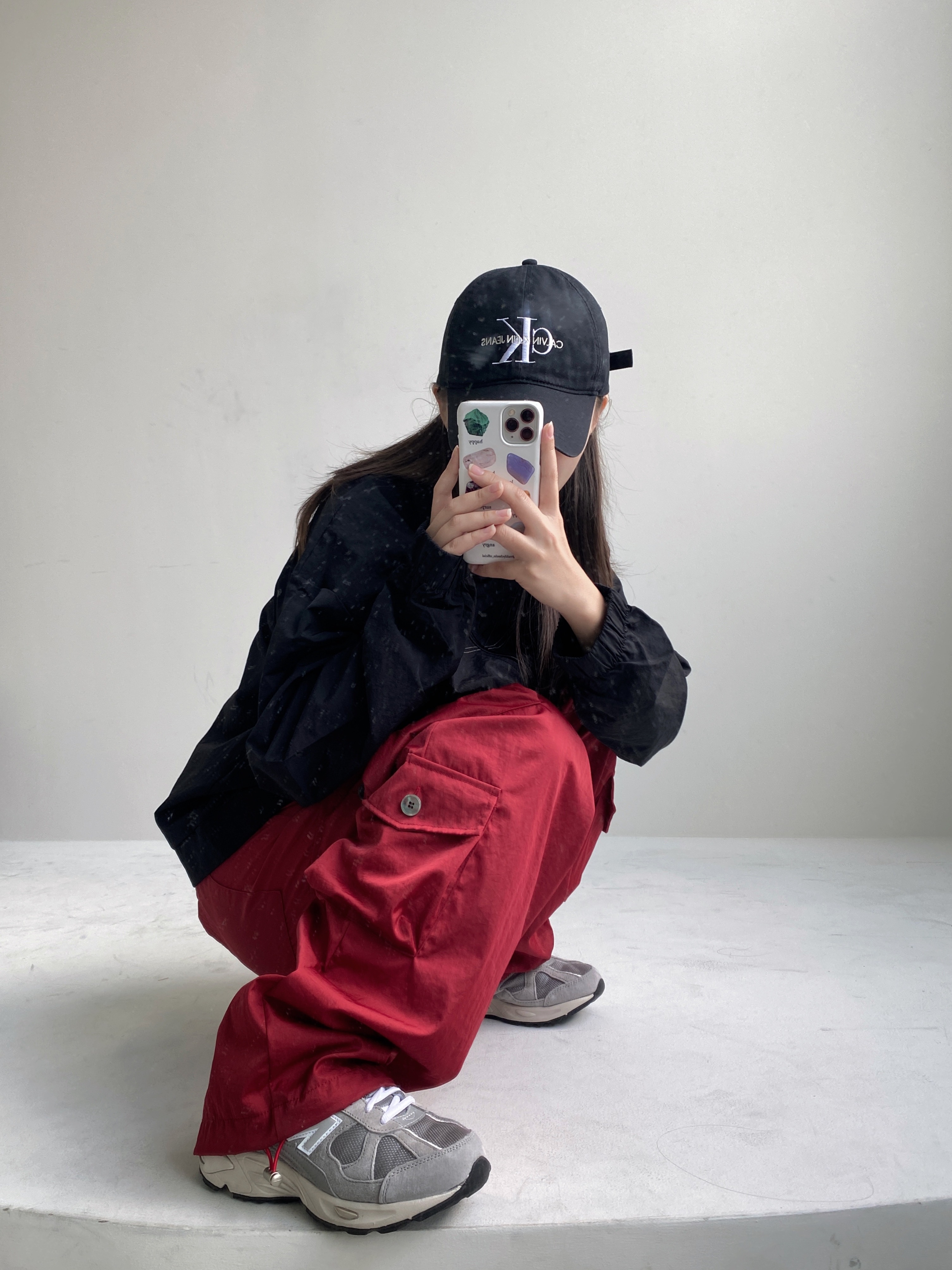 New Balance 878 Gray 착용 스타일 - 1