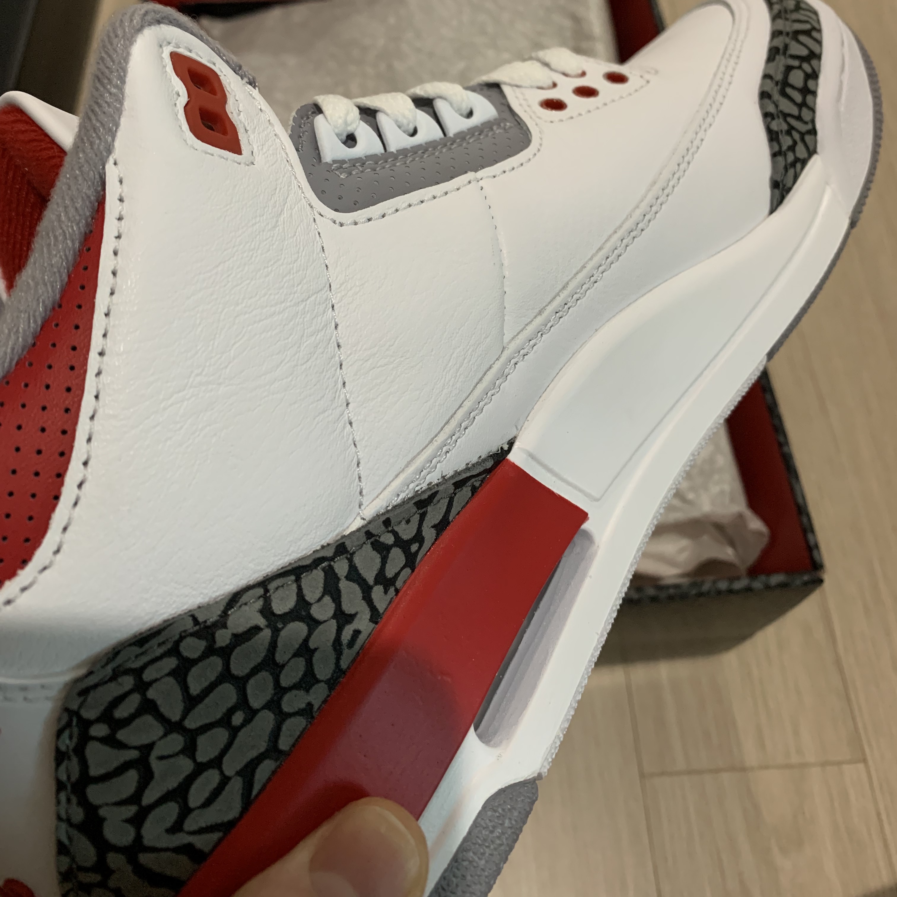 Jordan 3 Retro Fire Red 2022 착용 스타일 - 3