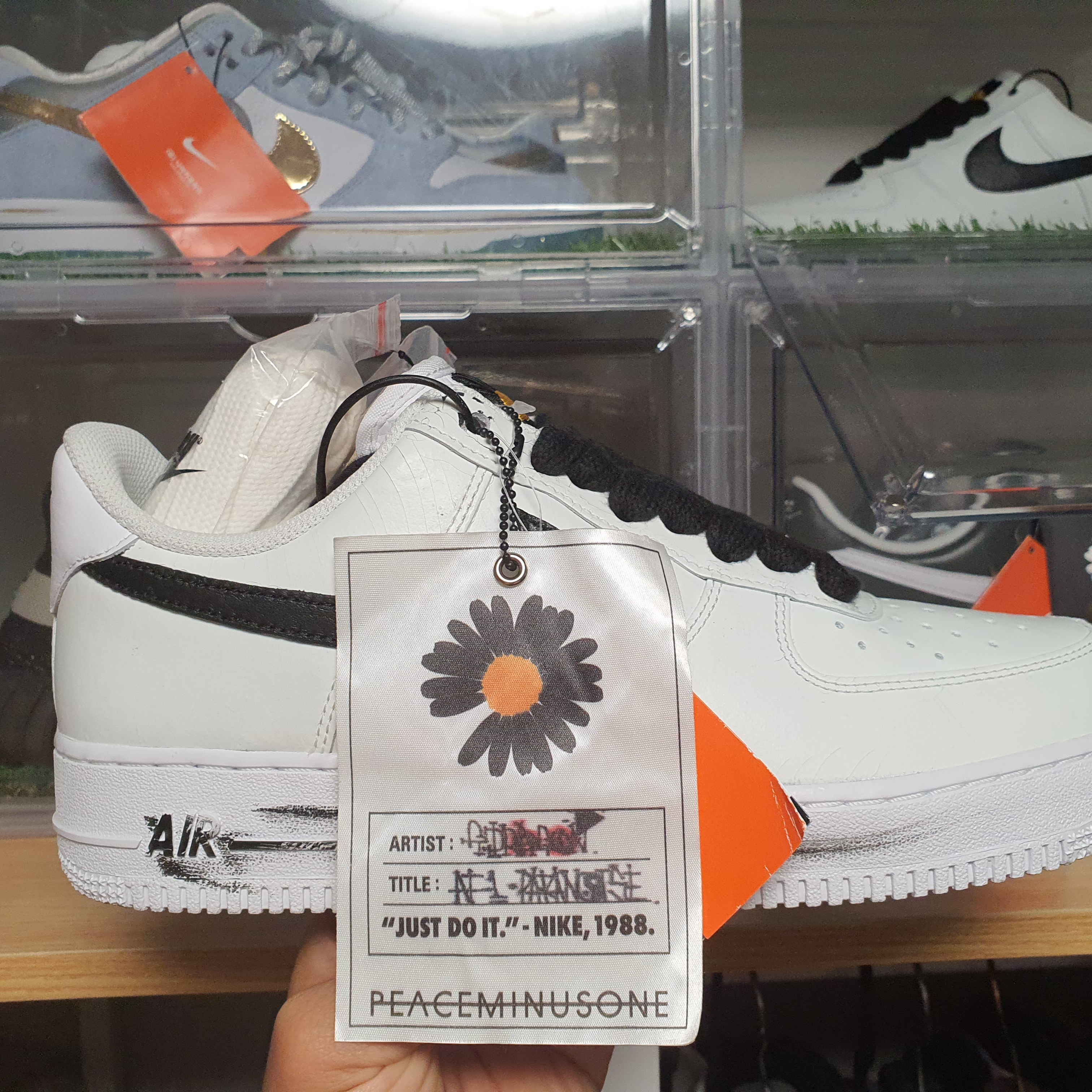 Nike x Peaceminusone Air Force 1 Low Para-Noise 2.0 착용 스타일