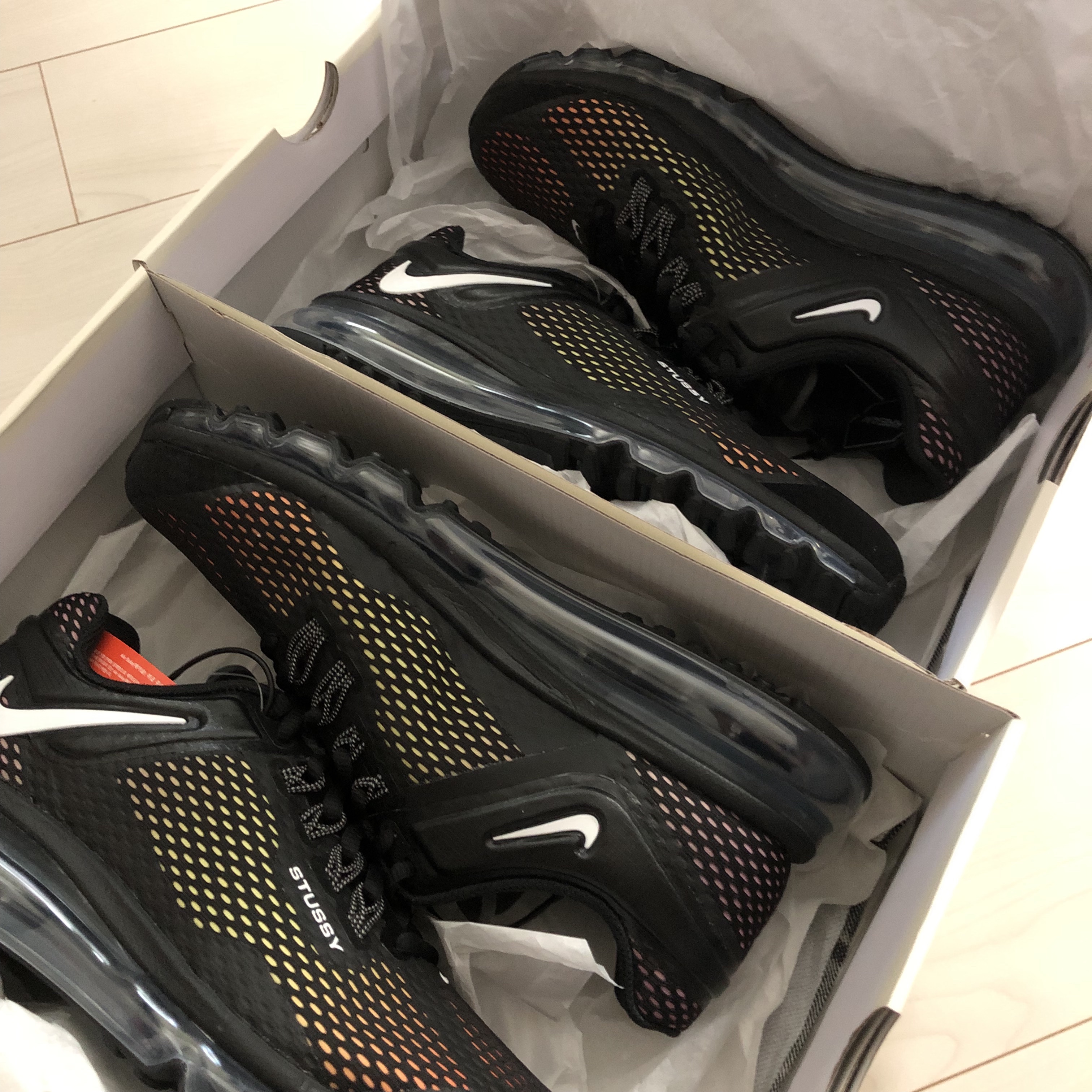 Nike x Stussy Air Max 2013 Black, Nike x Stussy Air Max 2013 Fossil 착용 스타일
