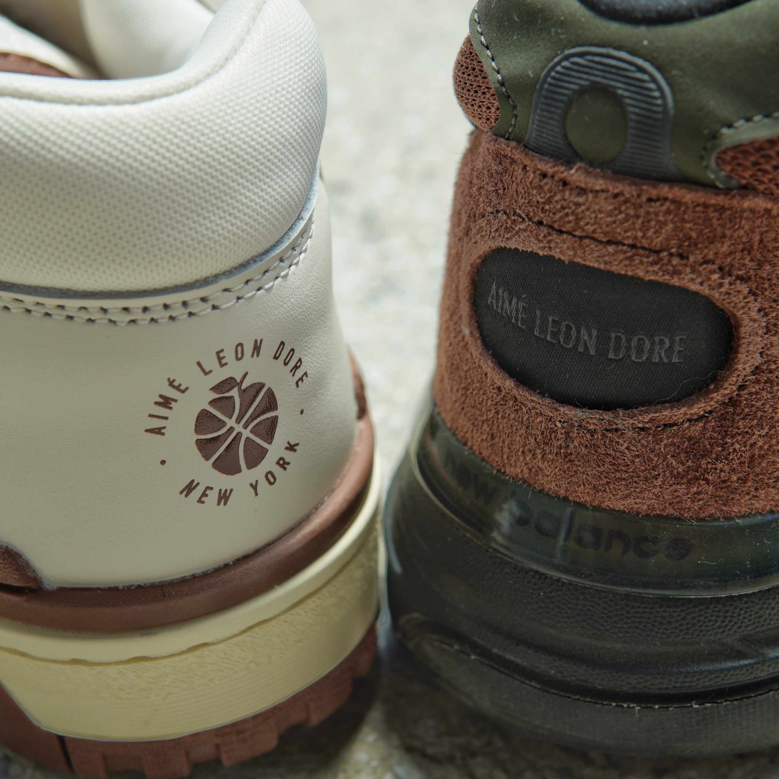 New Balance x Aime Leon Dore 550 Brown 착용 스타일 - 5