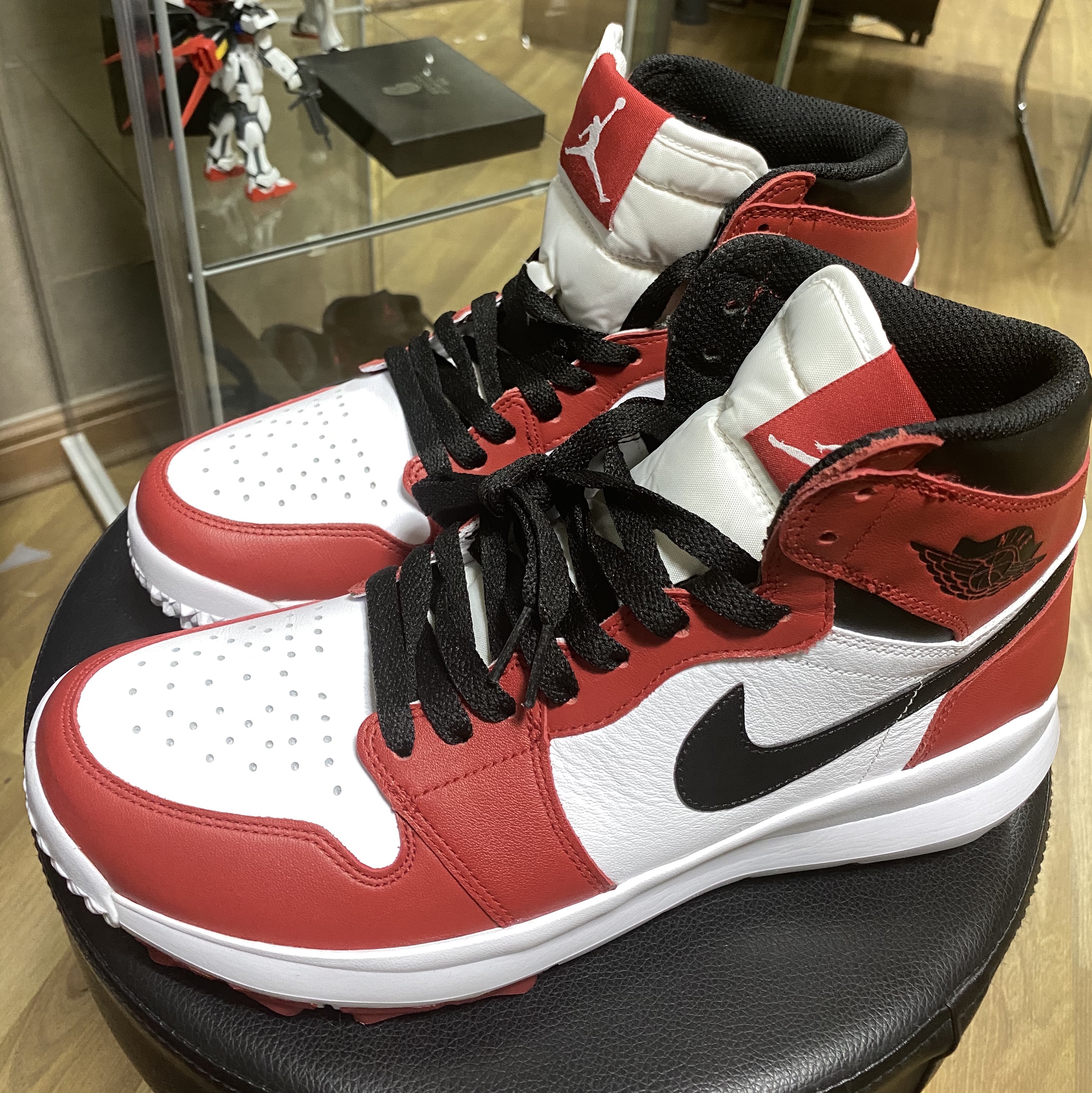 Jordan 1 Retro Golf Cleat Chicago 착용 스타일 - 1