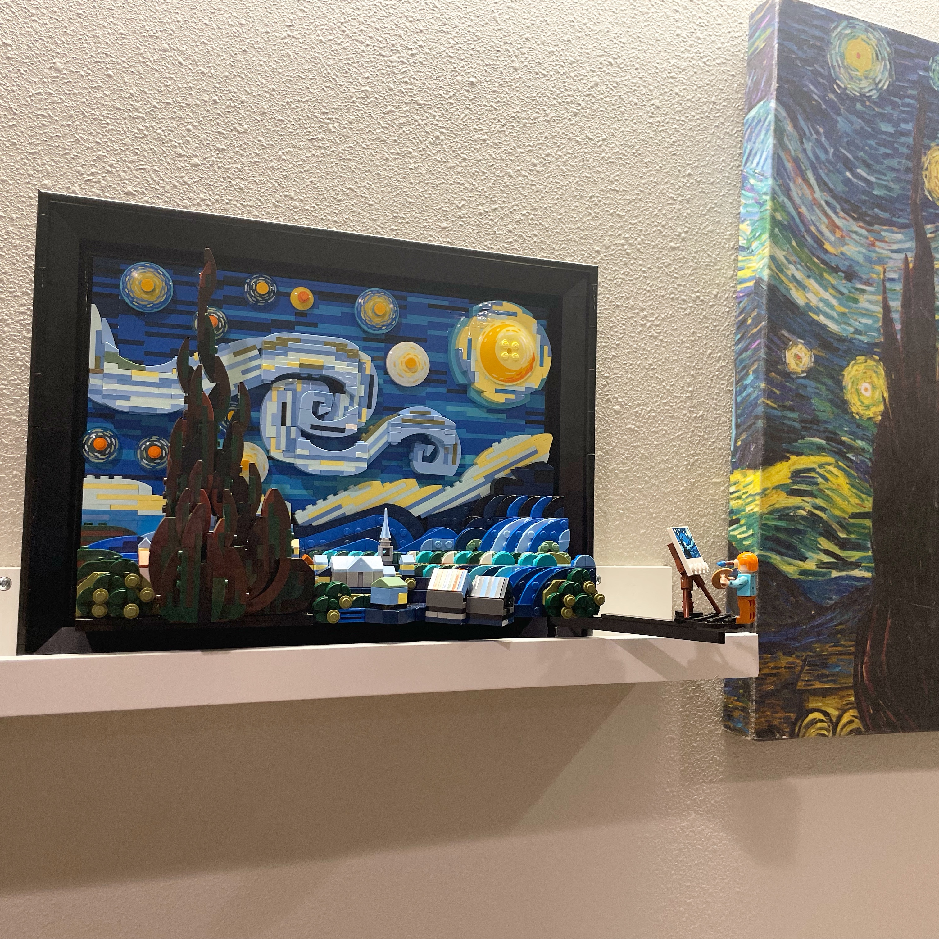 Lego Vincent Van Gogh The Starry Night 착용 스타일
