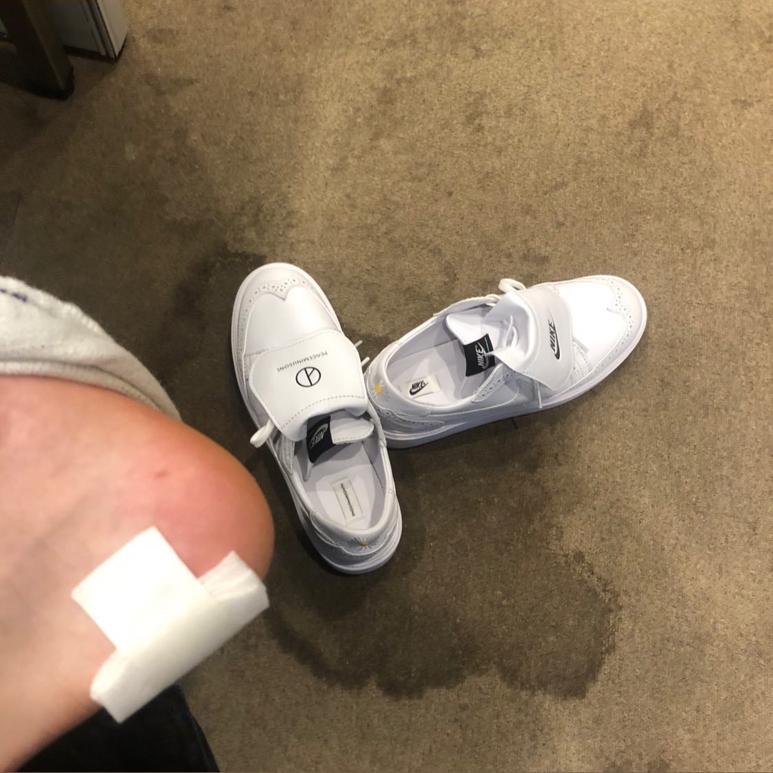 Nike x Peaceminusone Kwondo1 White 착용 스타일
