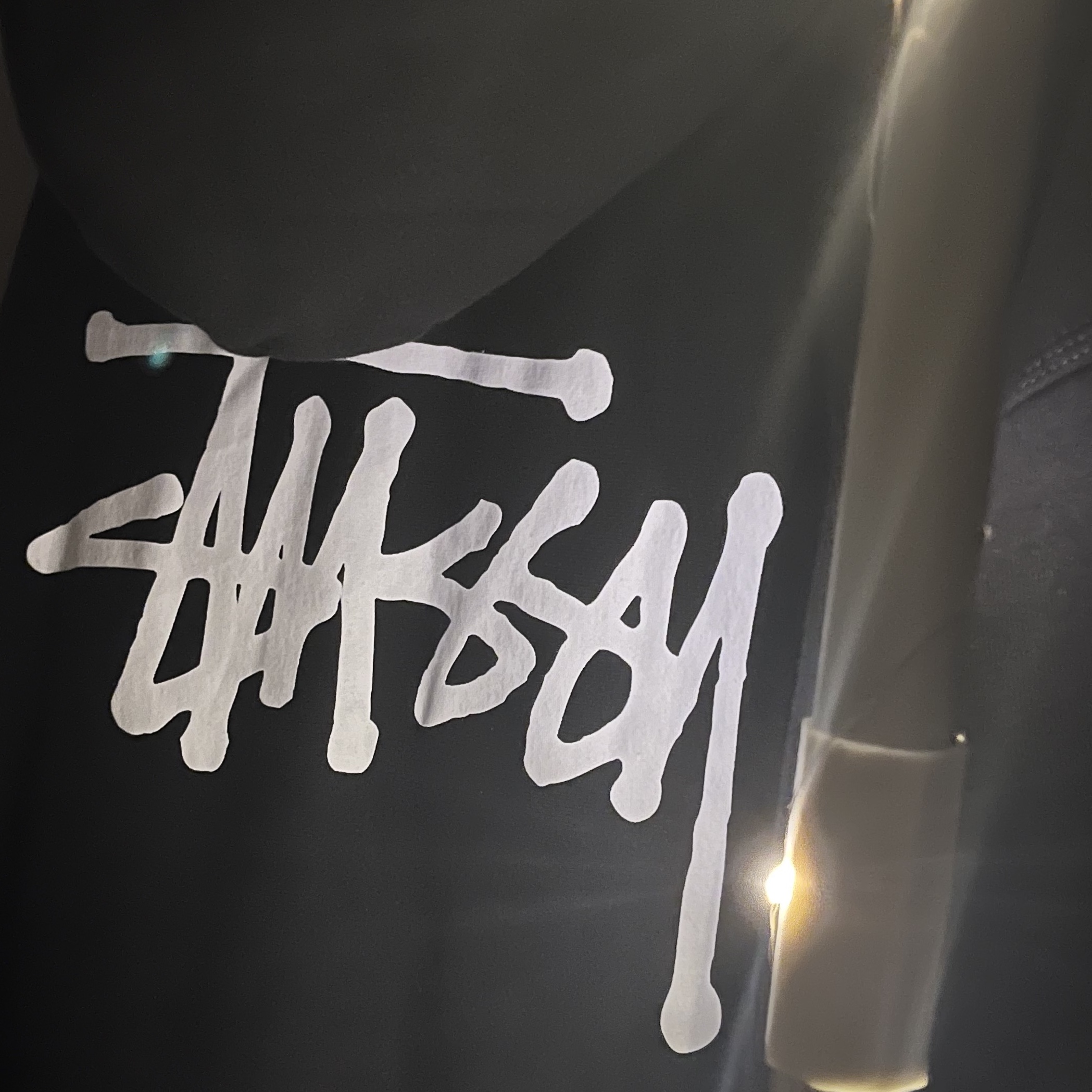 Stussy Basic Stussy Hoodie Black 2022 착용 스타일 - 1
