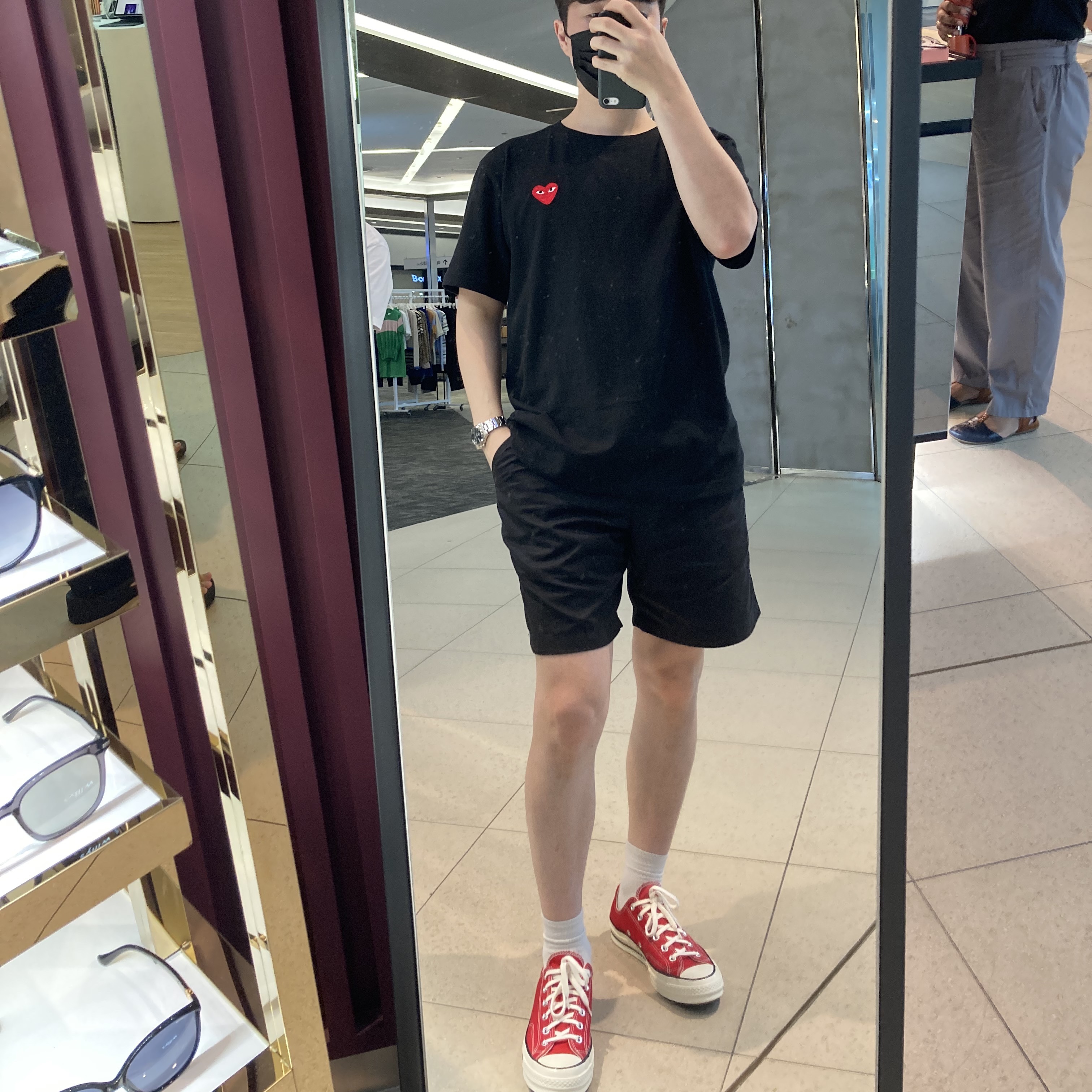 Converse Chuck 70 Ox Enamel Red 착용 스타일