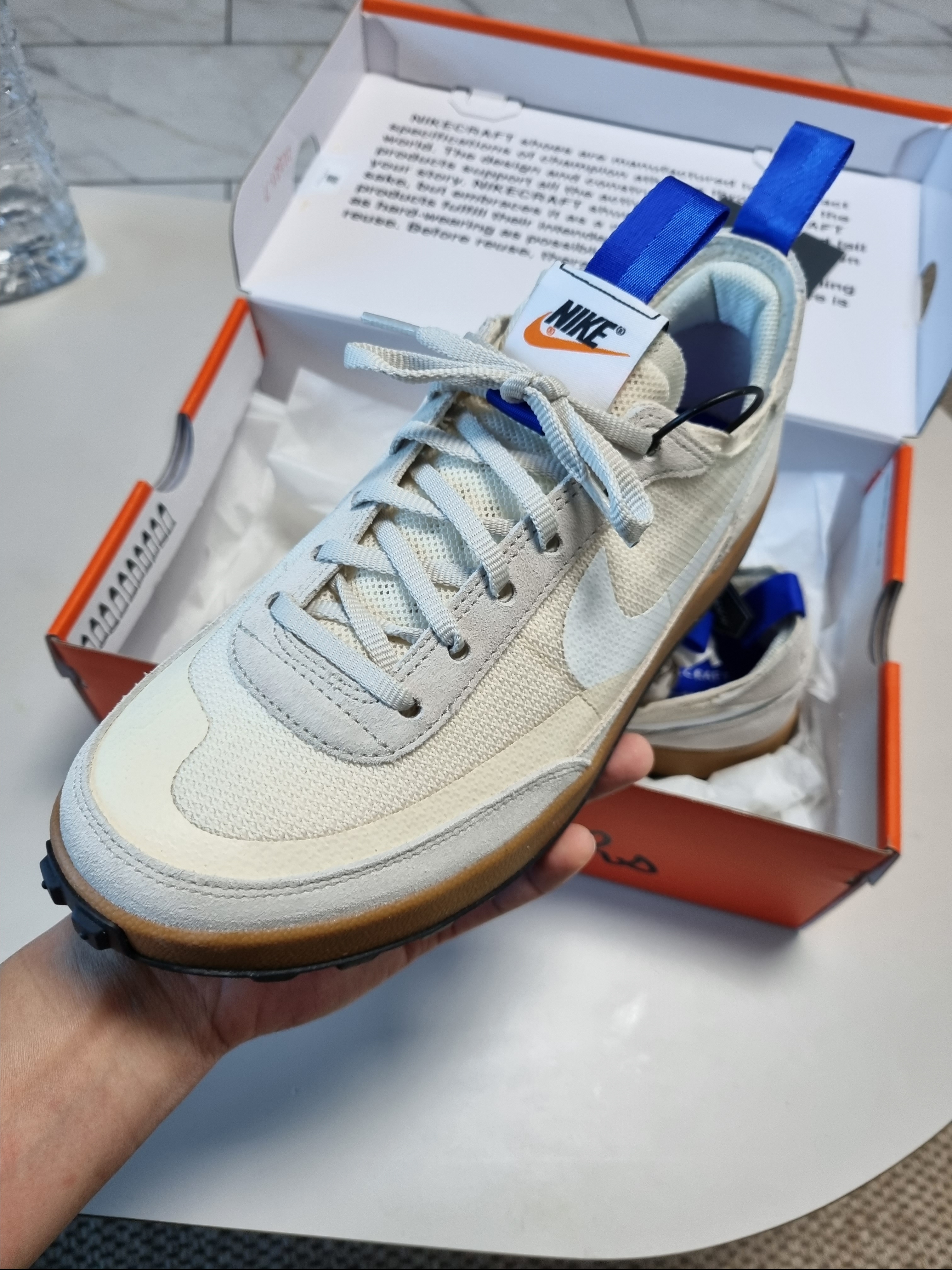 Nike x Tom Sachs General Purpose Shoe Light Cream 착용 스타일 - 1