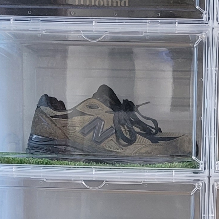 New Balance x JJJJound 990v3 Brown Black 착용 스타일