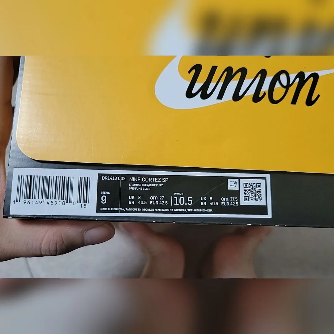 Nike x Union Cortez SP Light Smoke 착용 스타일 - 2