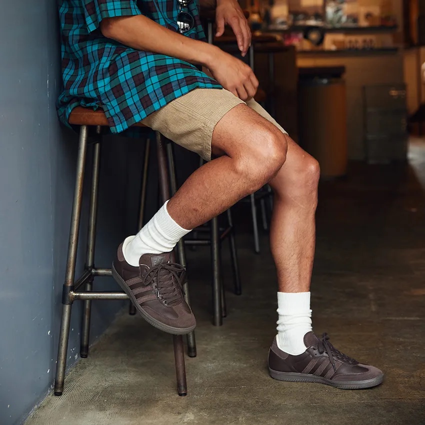 Adidas Samba Brown 착용 스타일