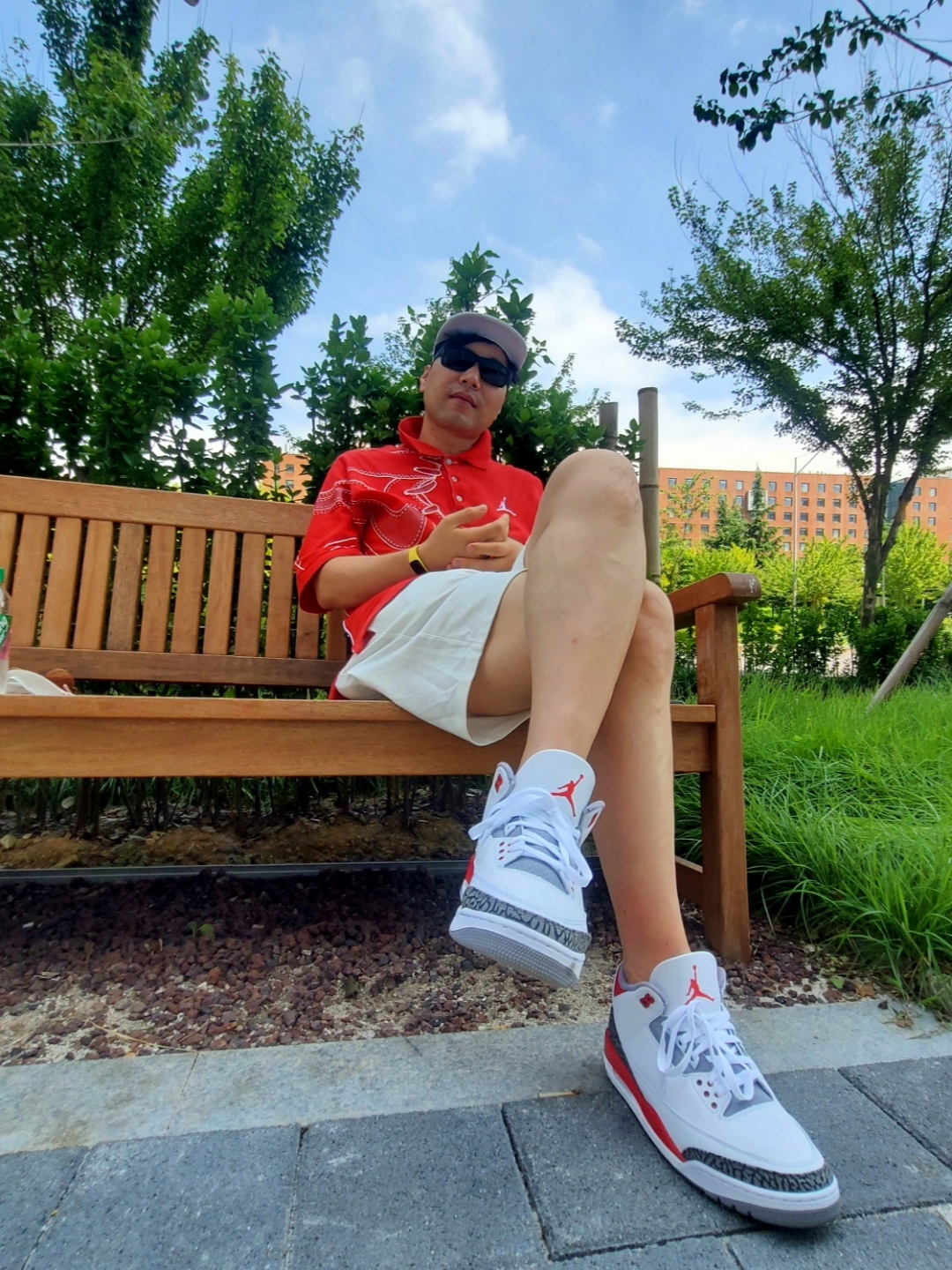 Jordan 3 Retro Fire Red 2022 착용 스타일