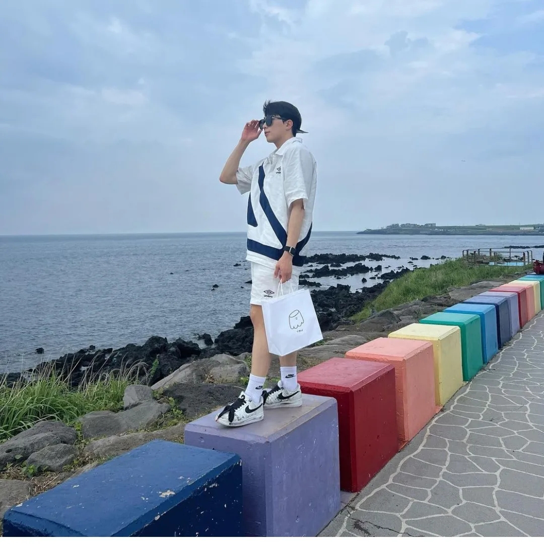 Nike x Peaceminusone Air Force 1 Low Para-Noise 2.0 착용 스타일 - 2