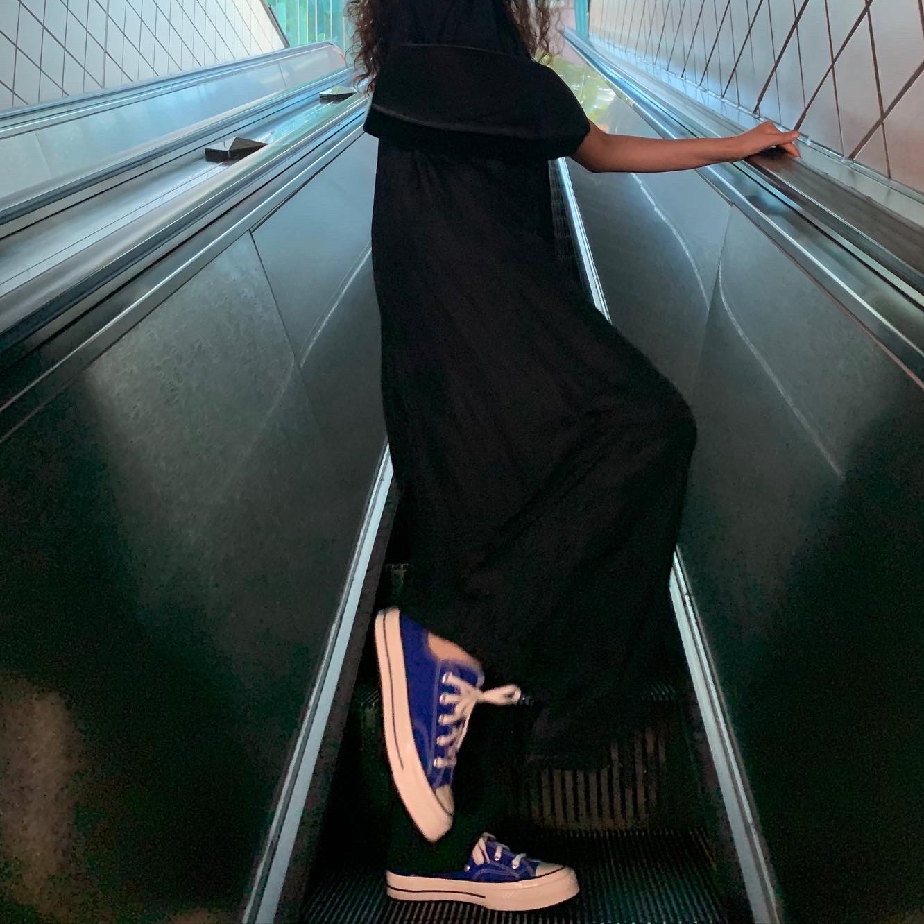 Converse Chuck 70 Ox Vintage Canvas Rush Blue 착용 스타일 - 2