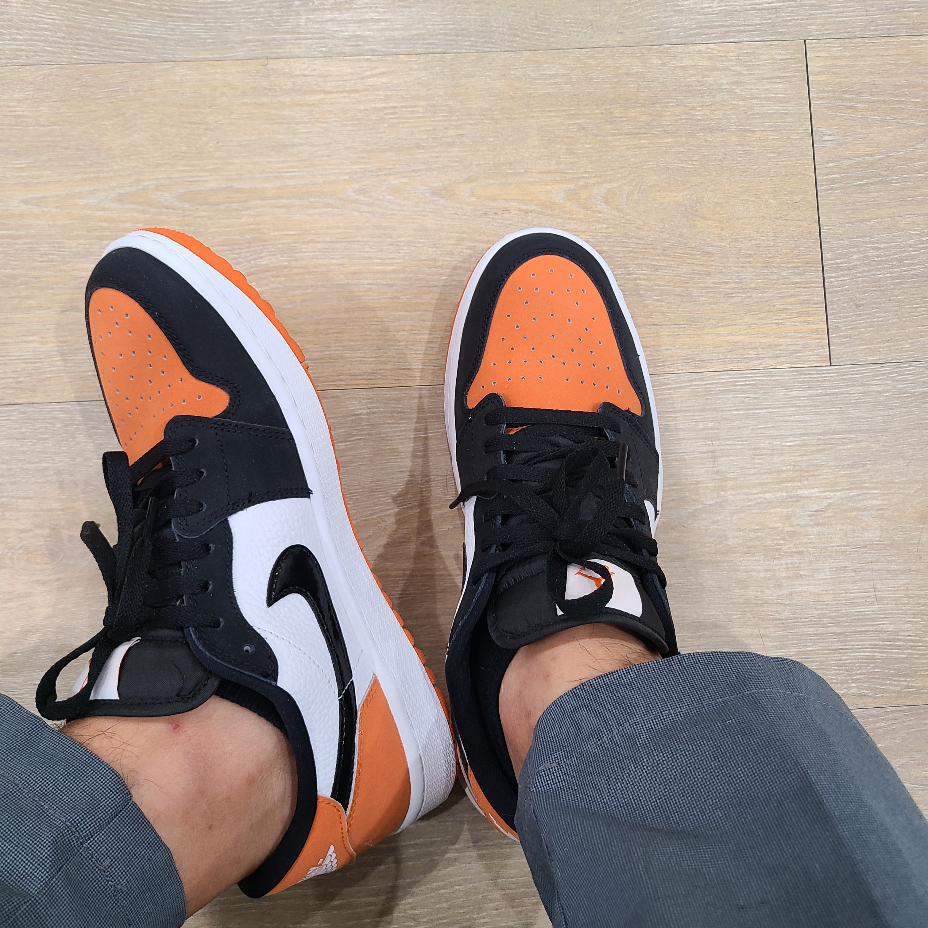 Jordan 1 Low Golf Starfish 착용 스타일 - 1