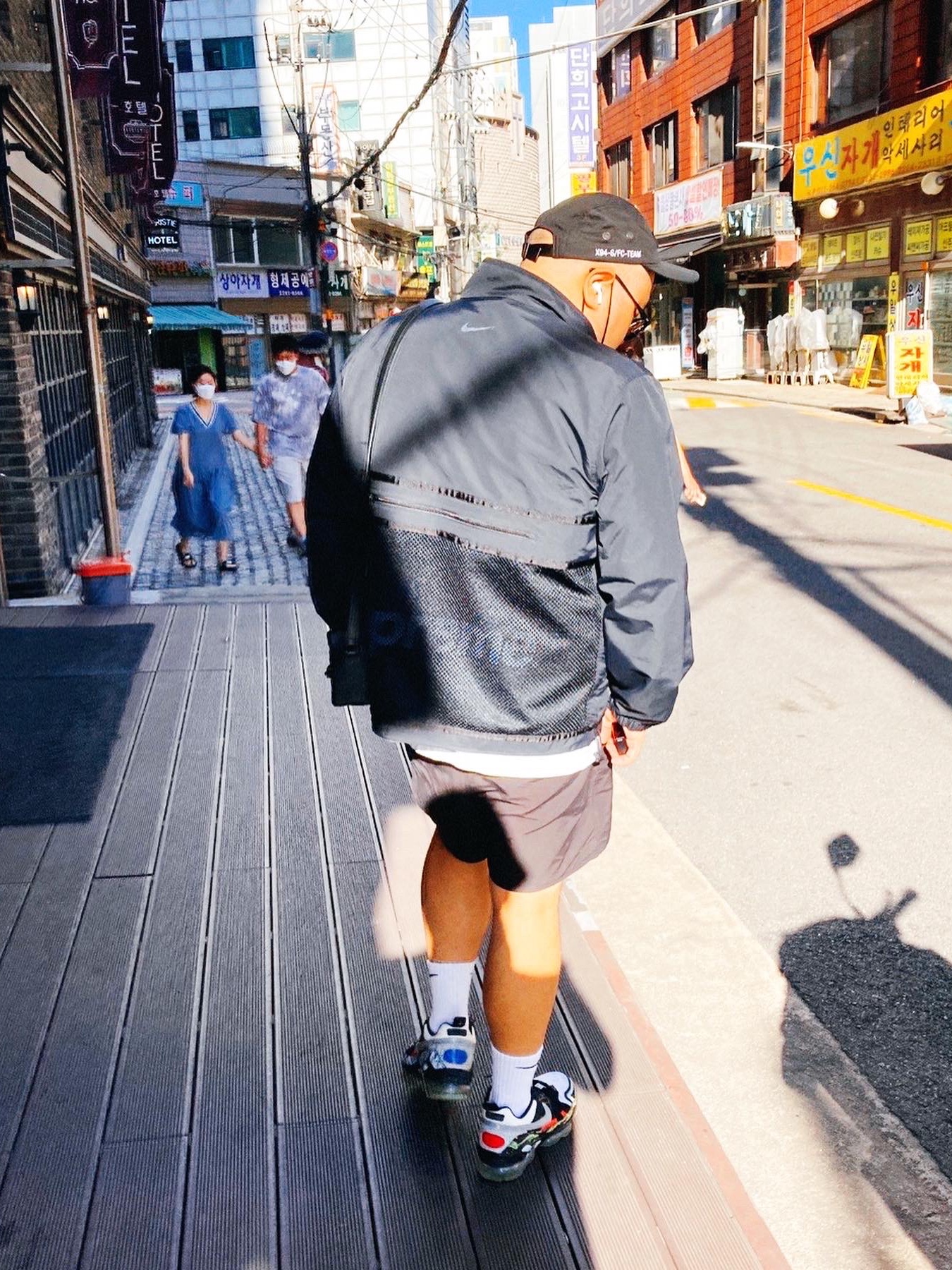 Nike Air VaporMax EVO NRG Collecter's Closet, Supreme Military Camp Cap Black - 22SS 착용 스타일 - 2