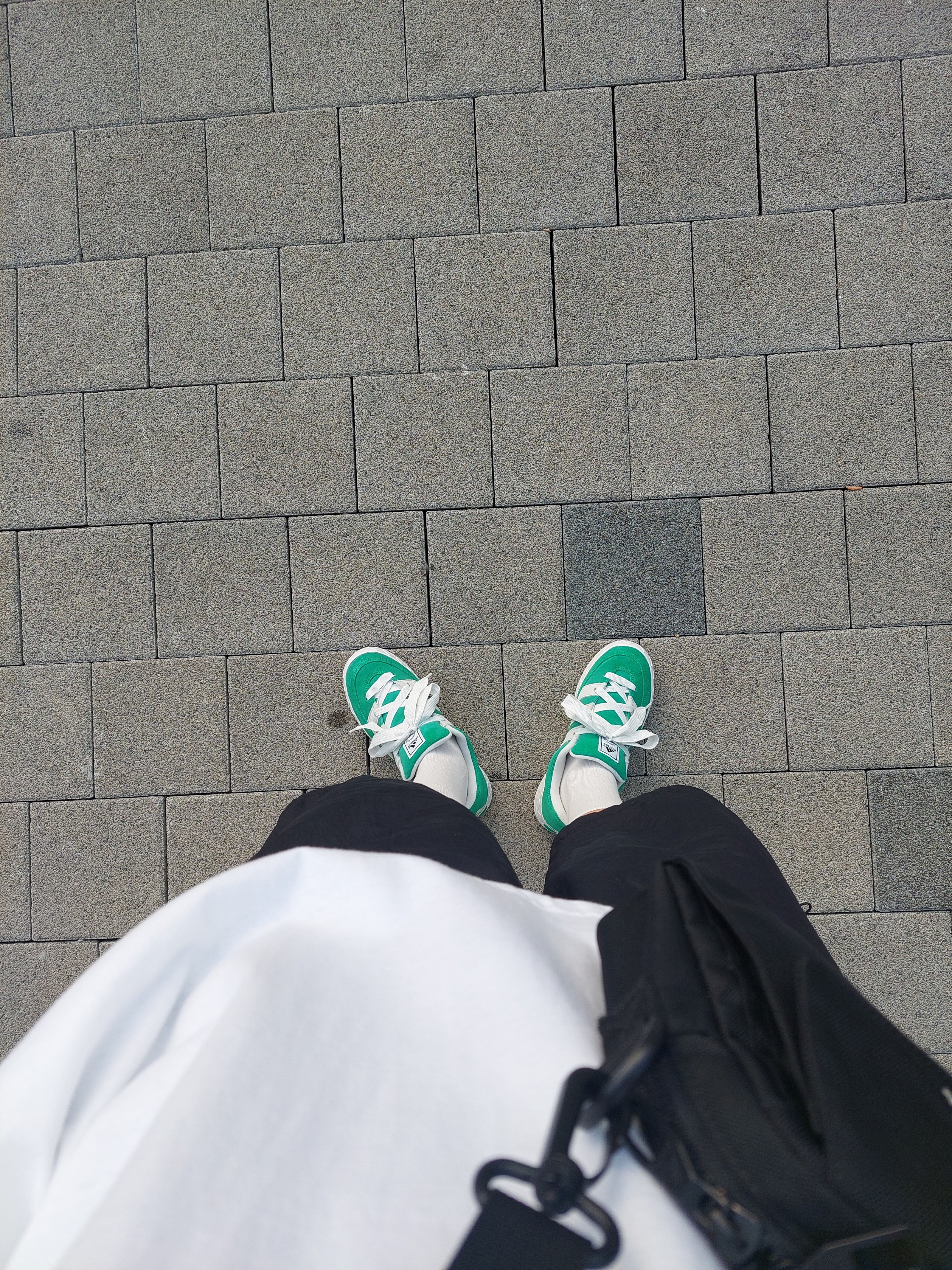 Adidas Adimatic Green 착용 스타일