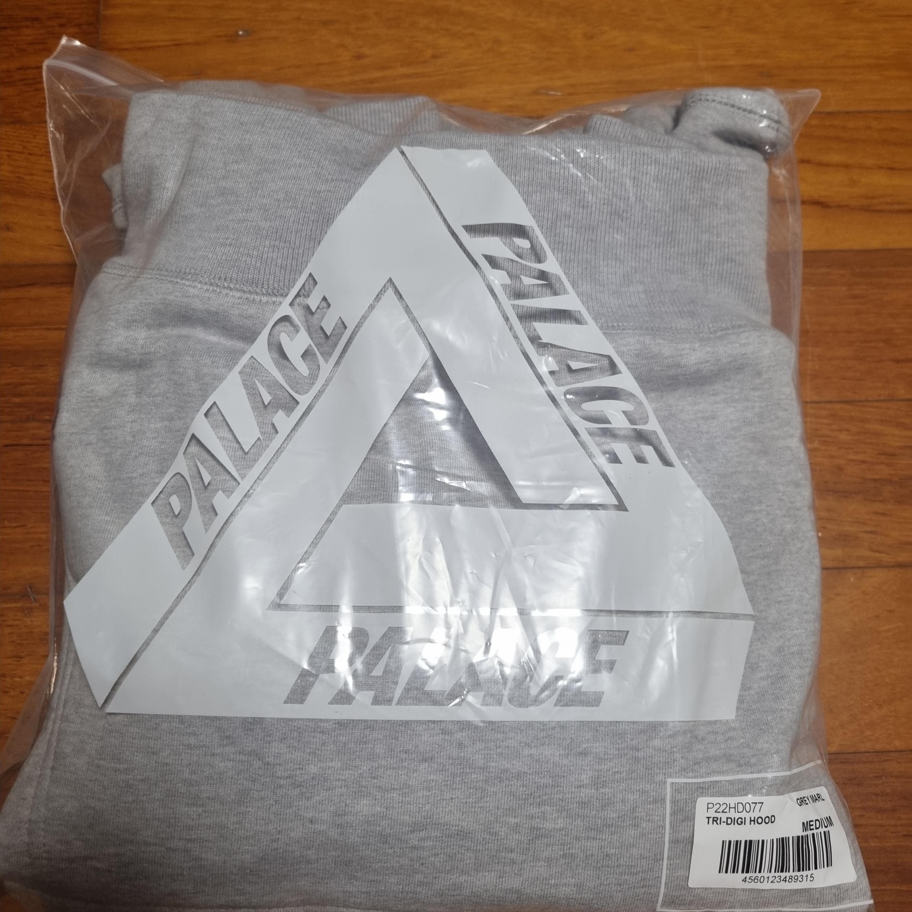 Palace Tri-Digi Hood Grey Marl - 22FW 착용 스타일