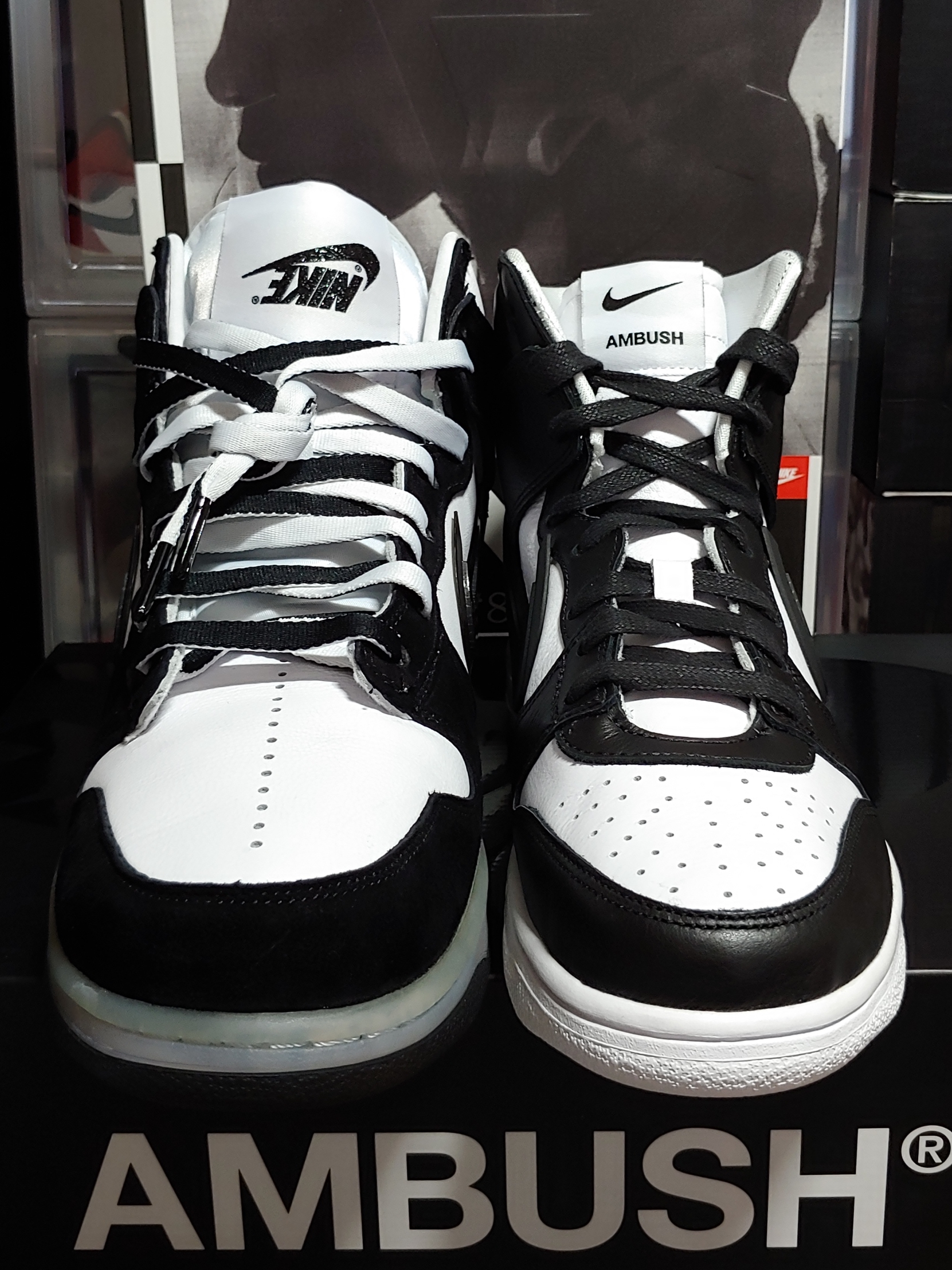 Nike x Ambush Dunk High Black, Nike x Slam Jam Dunk High SP Clear Black 착용 스타일 - 1