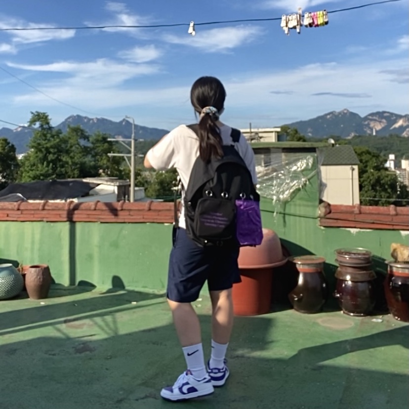 (W) Nike Dunk Low SE Flip 착용 스타일